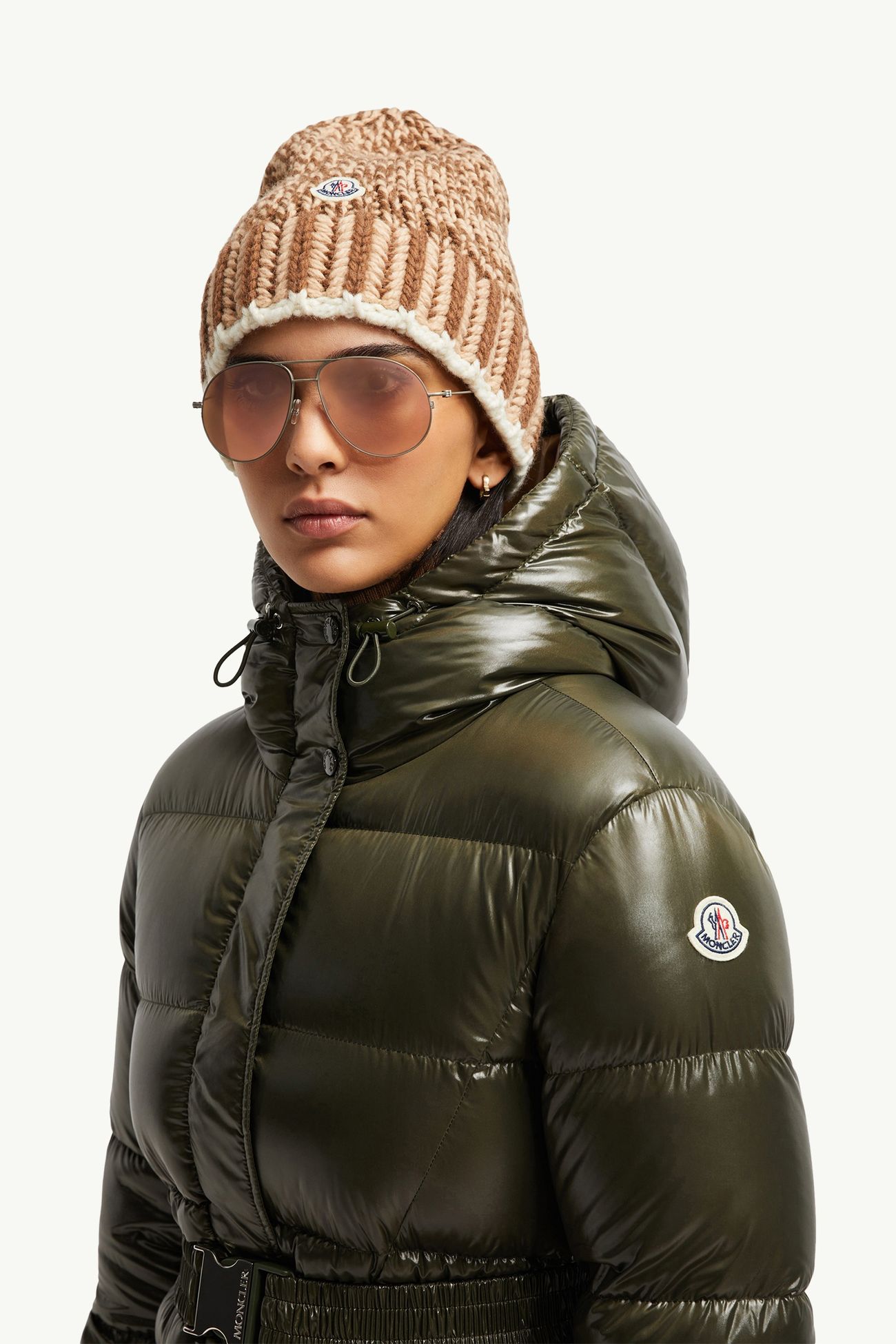 Gafas de sol de aviador Flyze De Género Neutro Bronce Mate Moncler 1