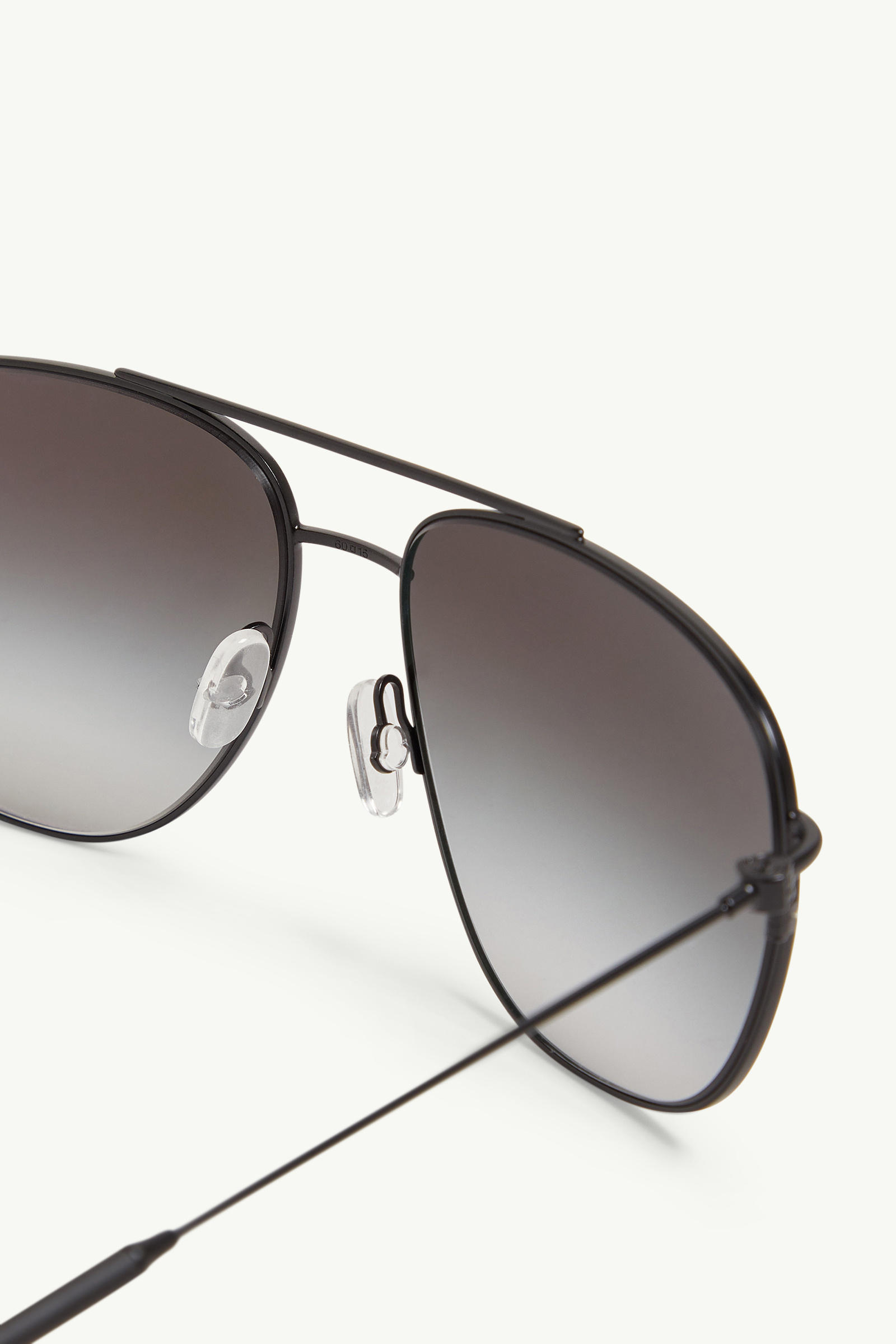 Alumni Pilot Sunglasses Gender Neutral Matte Black Moncler 4