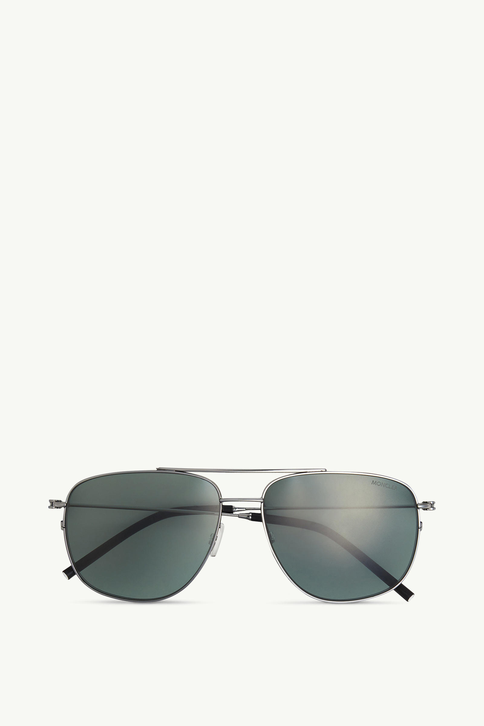 Alumni Pilot Sunglasses Gender Neutral Gunmetal Gray Moncler 0