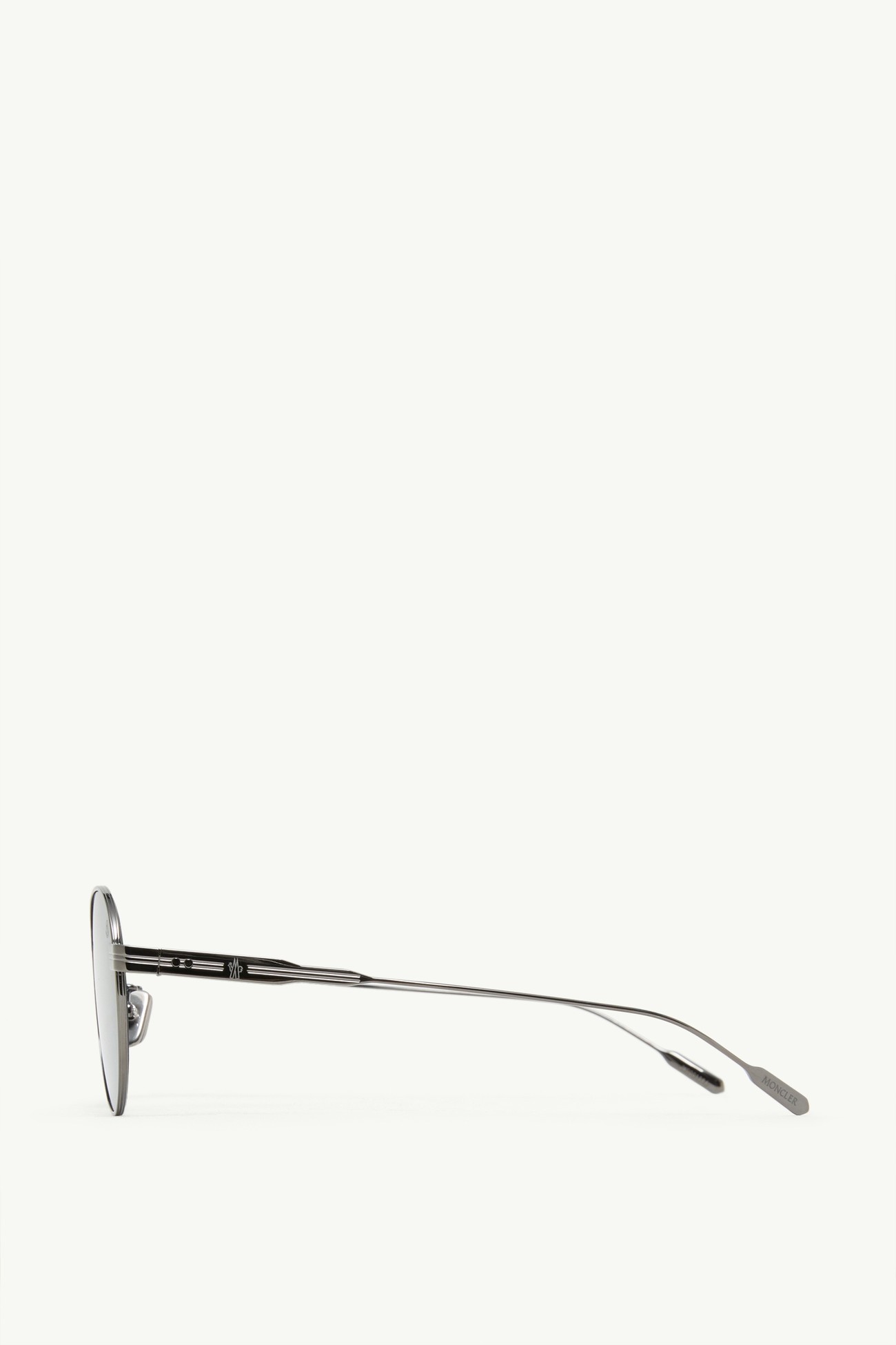 Occhiali da sole rotondi Subtila Grigio Canna Di Fucile Moncler 3