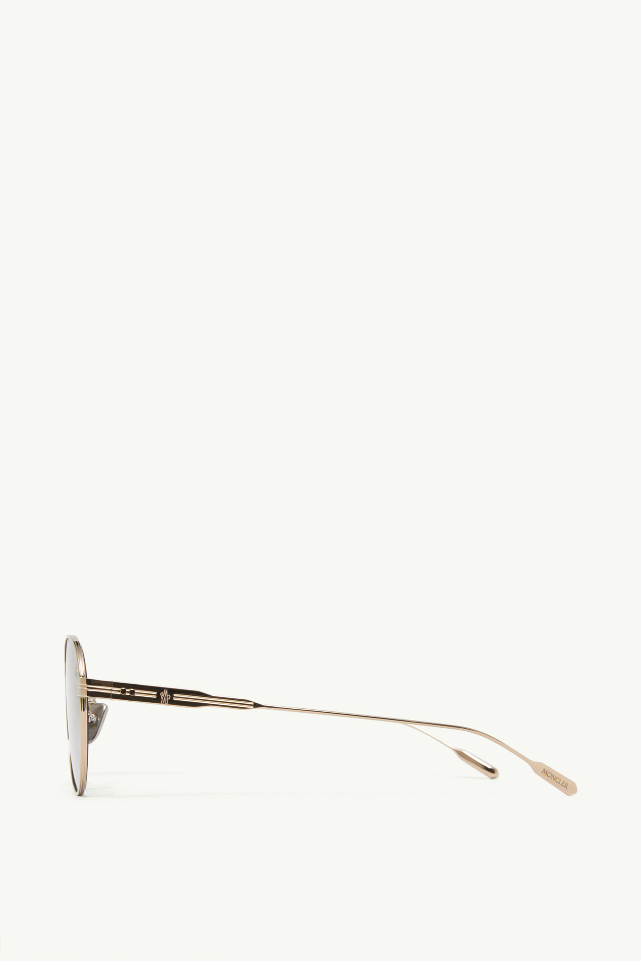 Lunettes de soleil rondes Subtila Or Clair Moncler 2