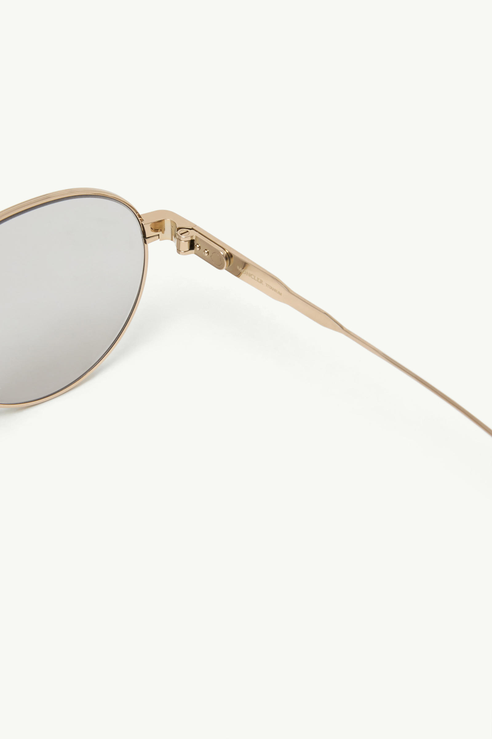 Subtila Round Sunglasses Pale Gold Moncler 6