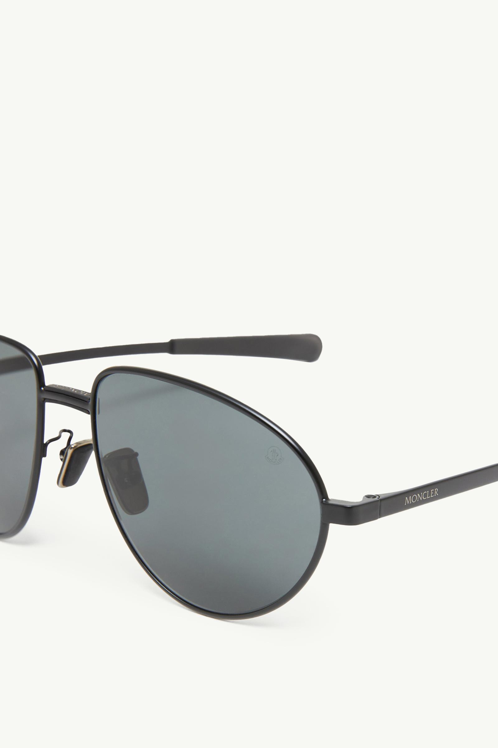 Matte Black Vizla Pilot Sunglasses - Sunglasses for Men