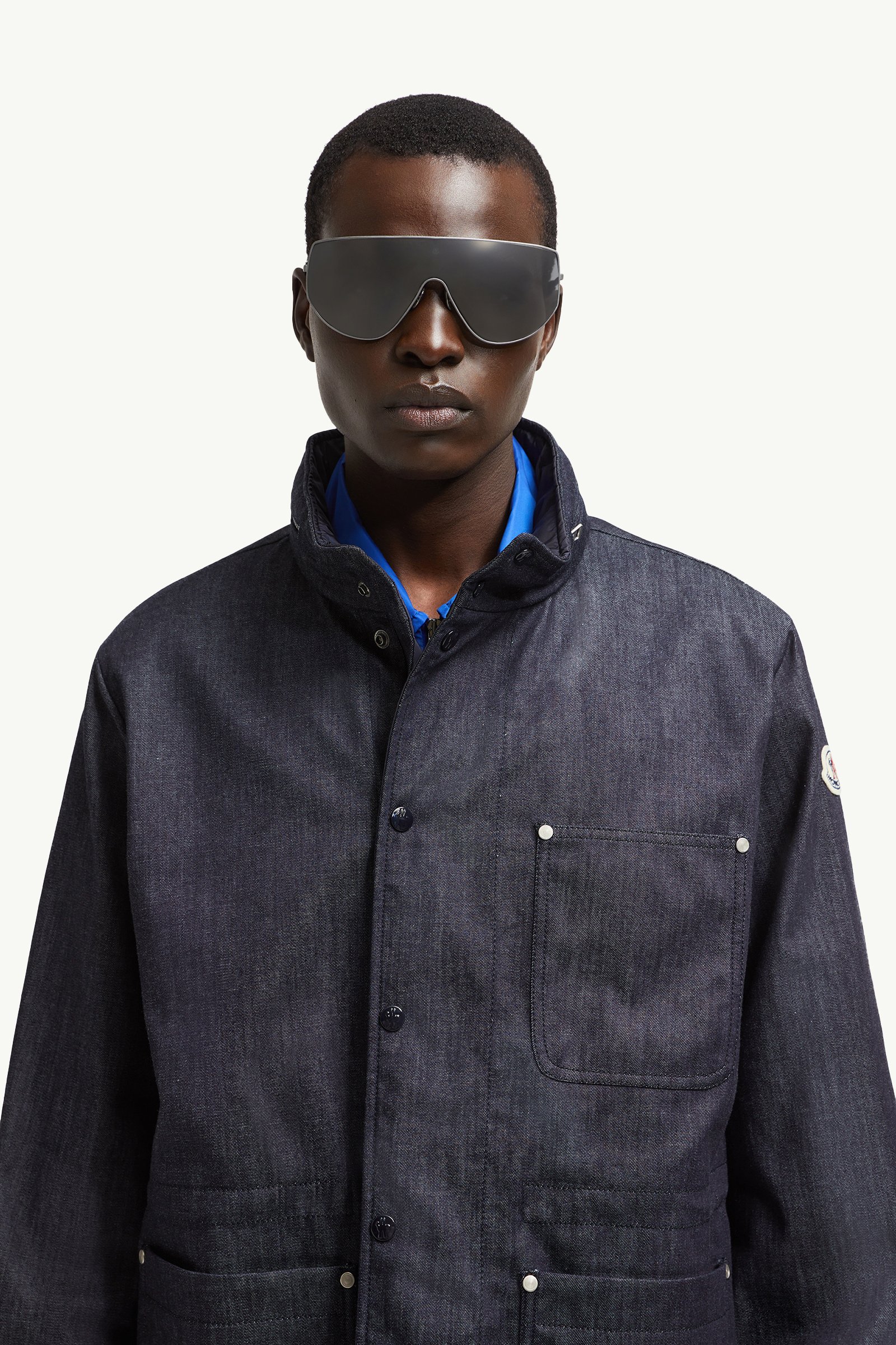 Tanium Pilot Sunglasses MATTE FROZEN Moncler 1