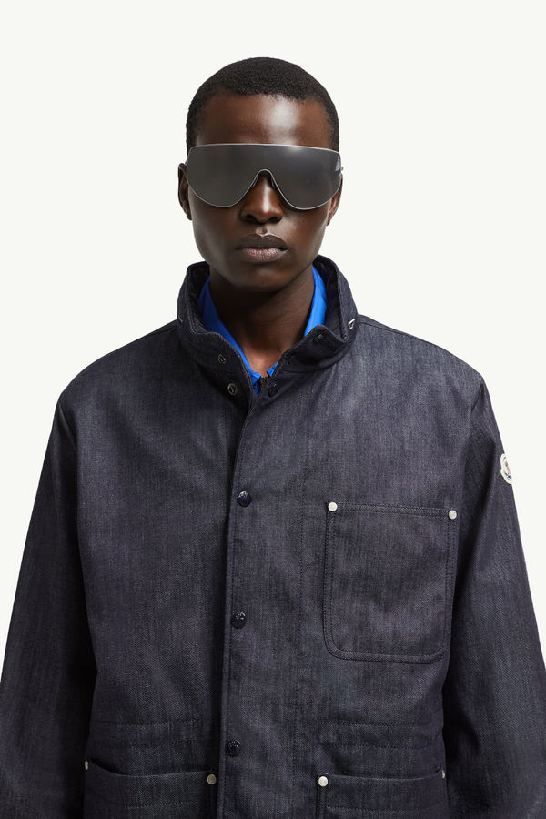 Lunettes de soleil aviateur Tanium MAT GIVRÉ Moncler 1