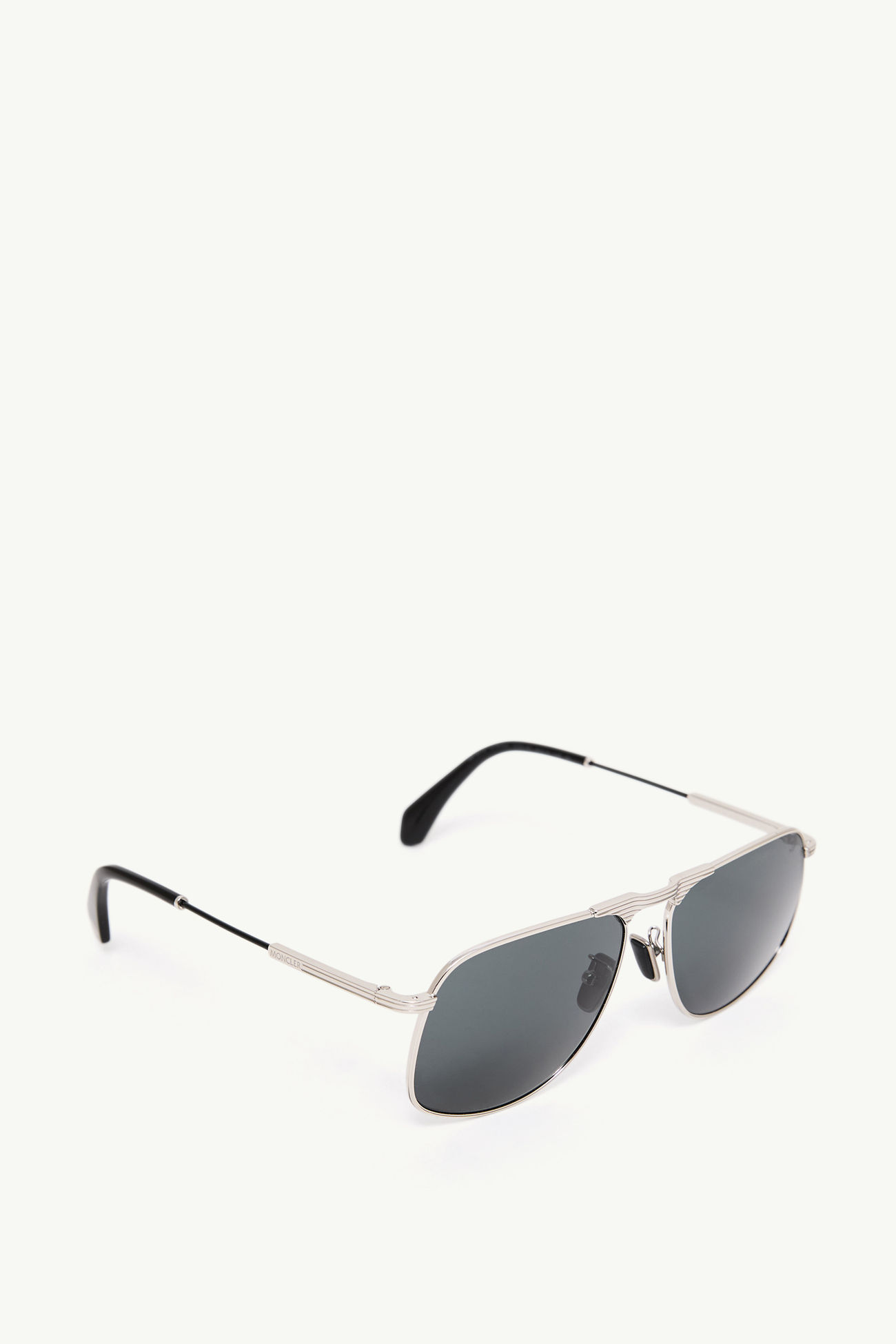 Occhiali da Sole Pilot Vitessa Gender Neutral Argento Scintillante Moncler 4
