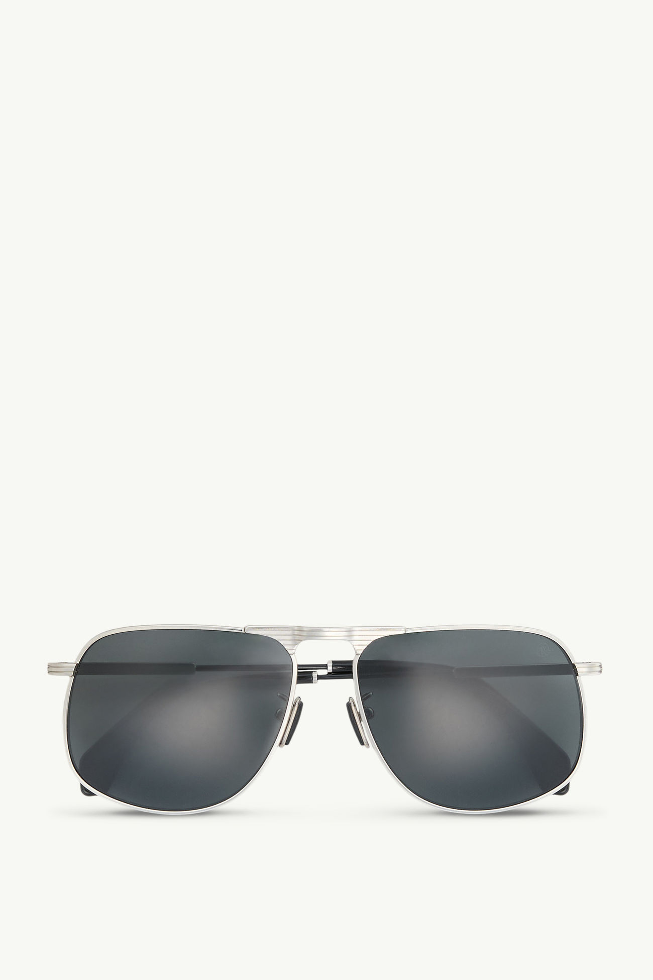 Occhiali da Sole Pilot Vitessa Gender Neutral Argento Scintillante Moncler 0