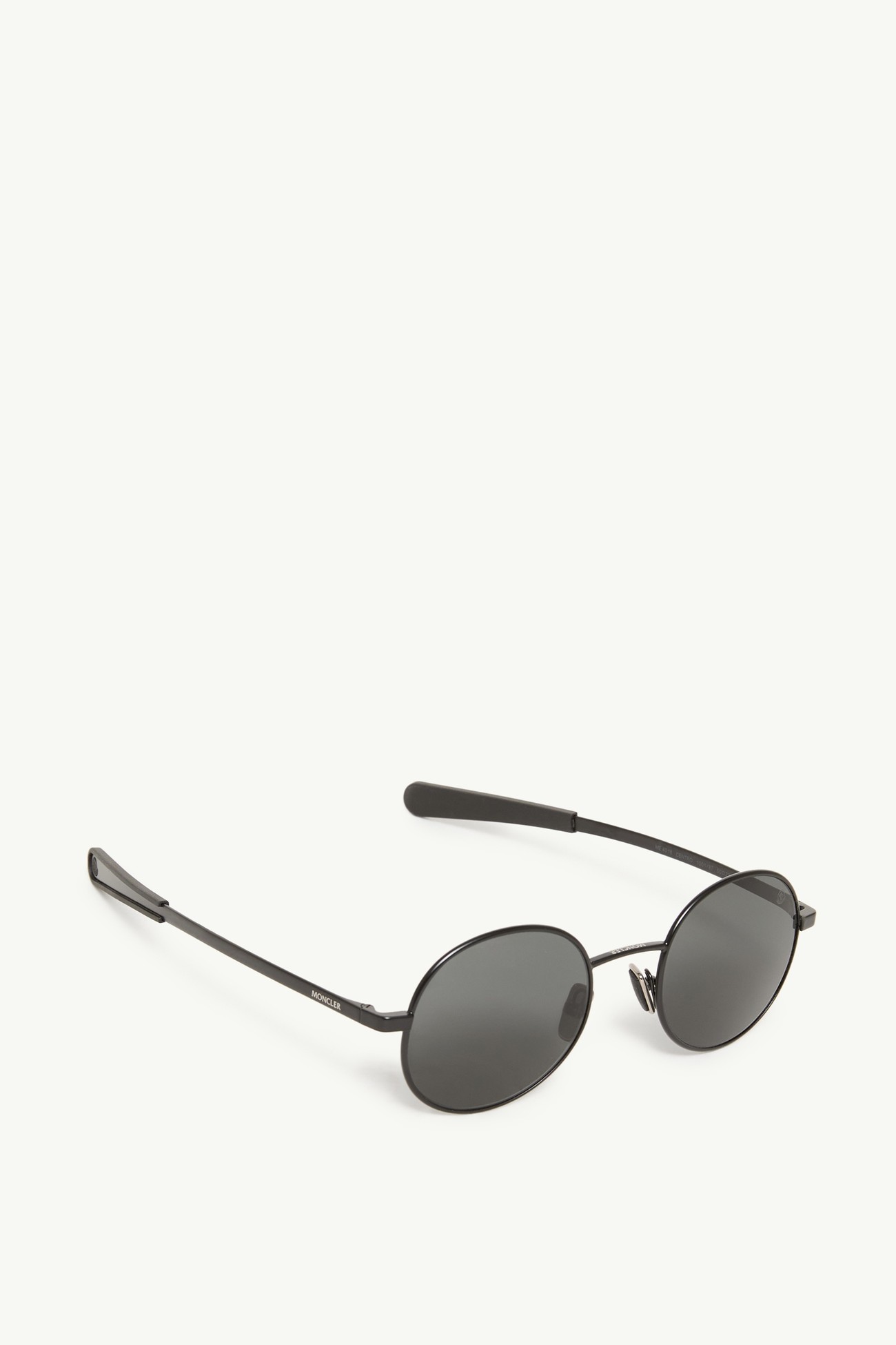 Gafas de sol ovaladas Centro De Género Neutro Negro Mate Moncler 4
