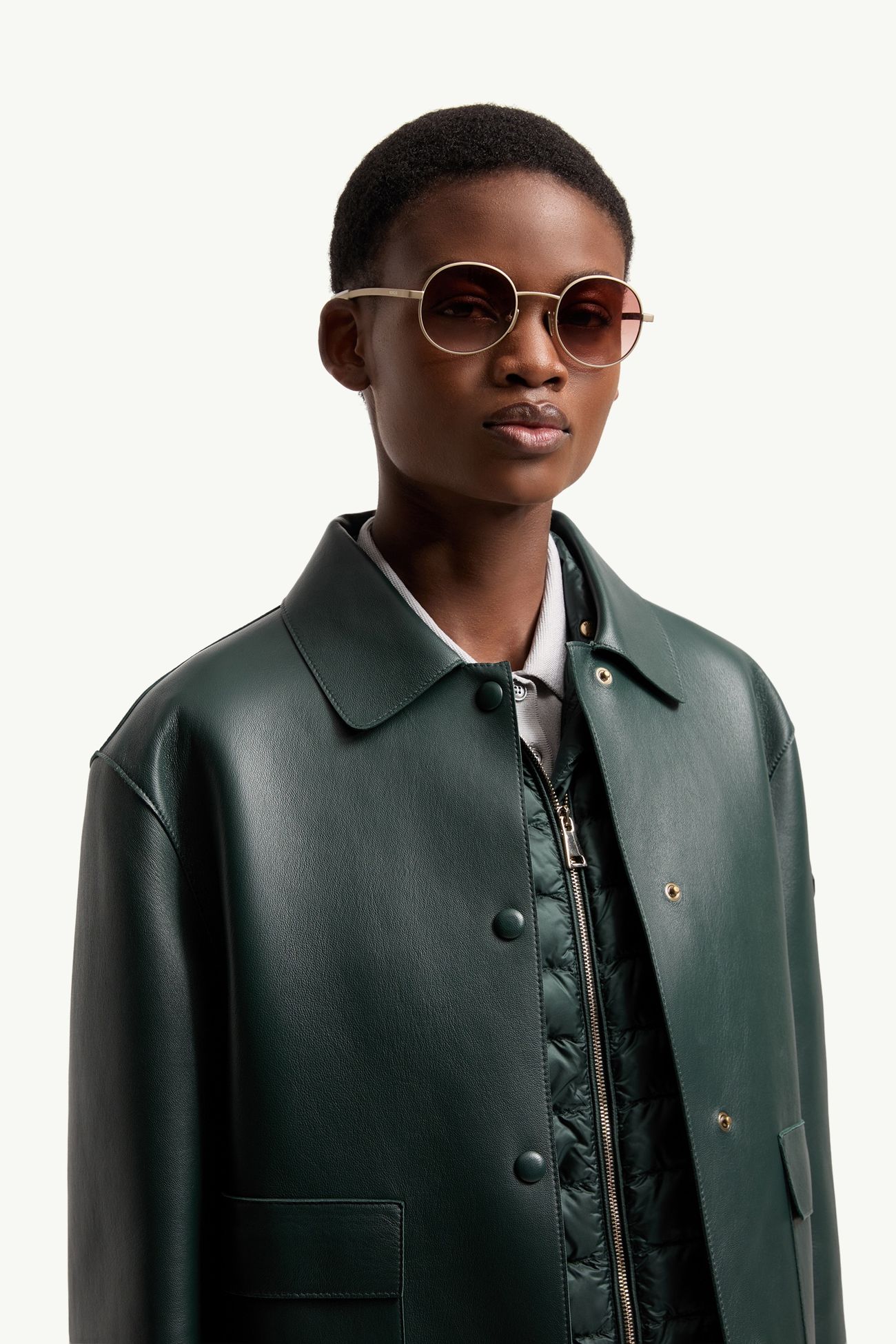 Centro Ovale Sonnenbrille Genderneutral Matte Bronze Moncler 1