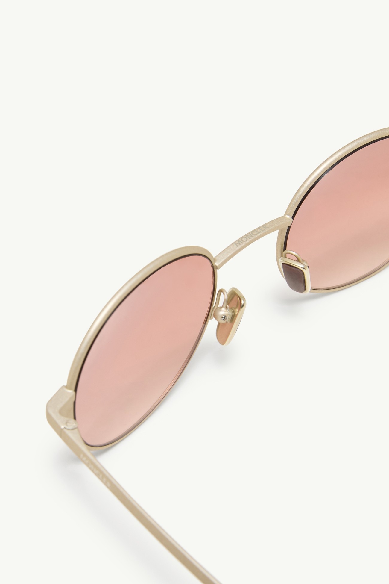 Gafas de sol ovaladas Centro De Género Neutro Bronce Mate Moncler 5