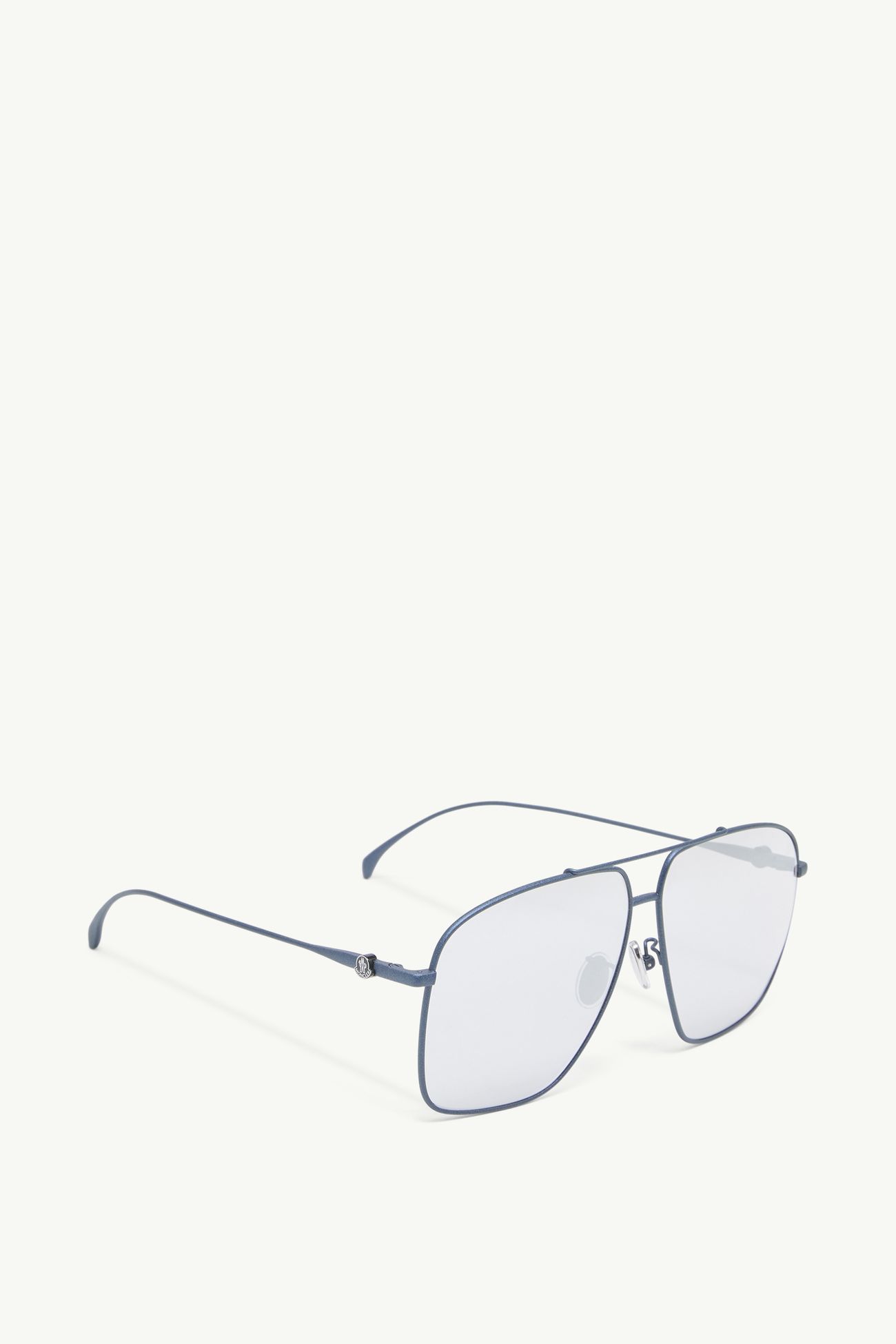 Arium Squared Sunglasses Gender Neutral Matte Blue Moncler 3
