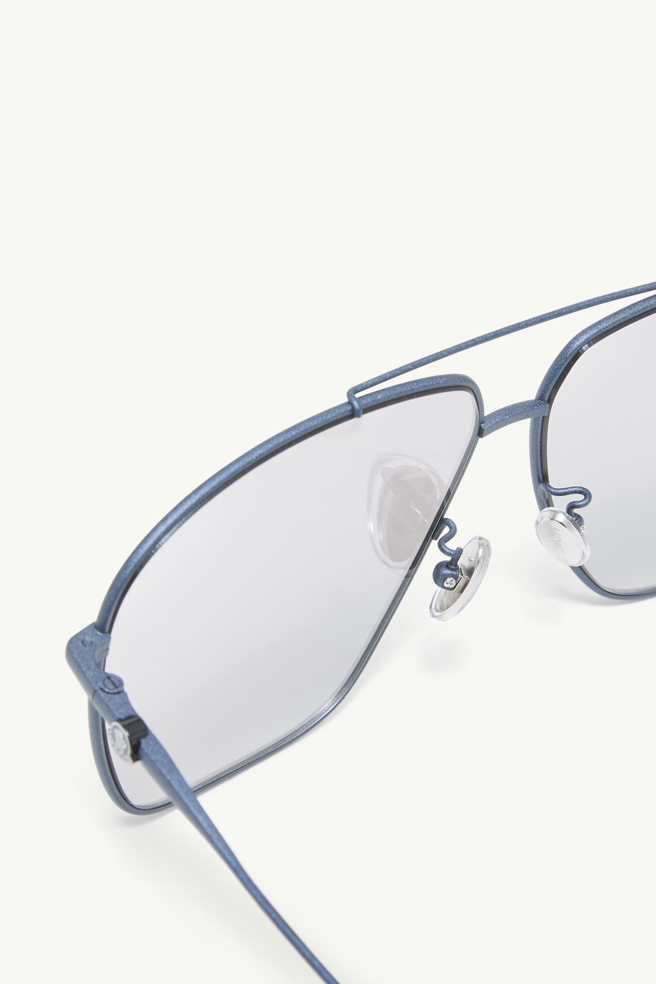 Arium Squared Sunglasses Gender Neutral Matte Blue Moncler 4