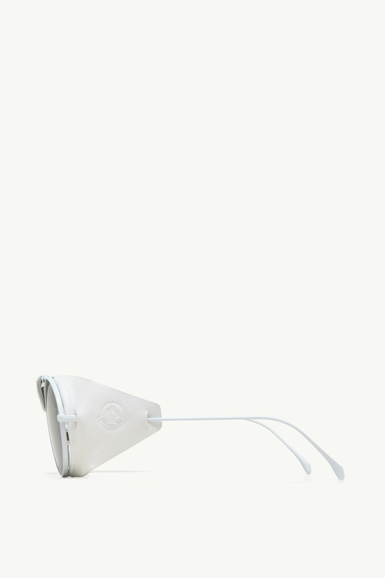 Gafas de sol redondas Solix De Género Neutro Blanco Moncler 3