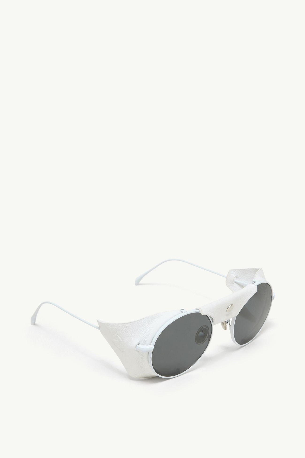 Gafas de sol redondas Solix De Género Neutro Blanco Moncler 4