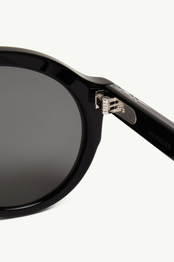 Fhaite Pilot Sunglasses Gender Neutral Shiny Black Moncler 5
