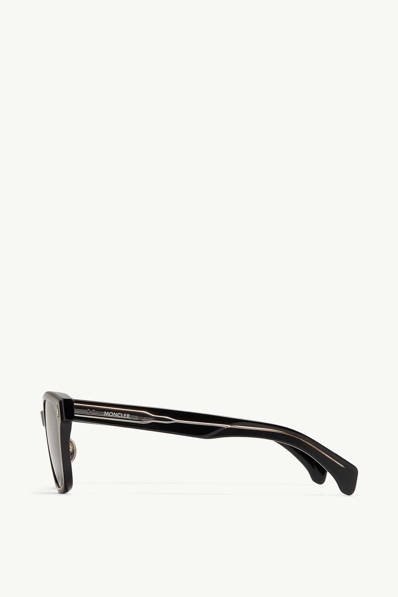 Gafas de sol cuadradas Metrope De Género Neutro Negro Brillante Moncler 2