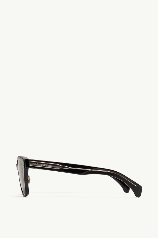 Metrope quadratische Sonnenbrille Genderneutral Glänzend Schwarz Moncler 2