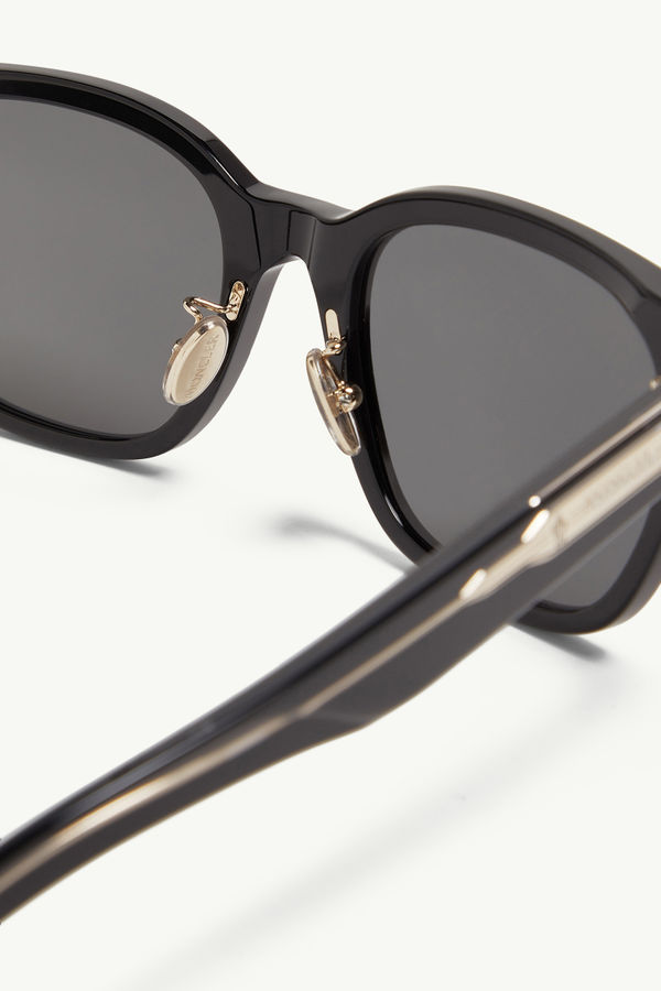 Metrope quadratische Sonnenbrille Genderneutral Glänzend Schwarz Moncler 4