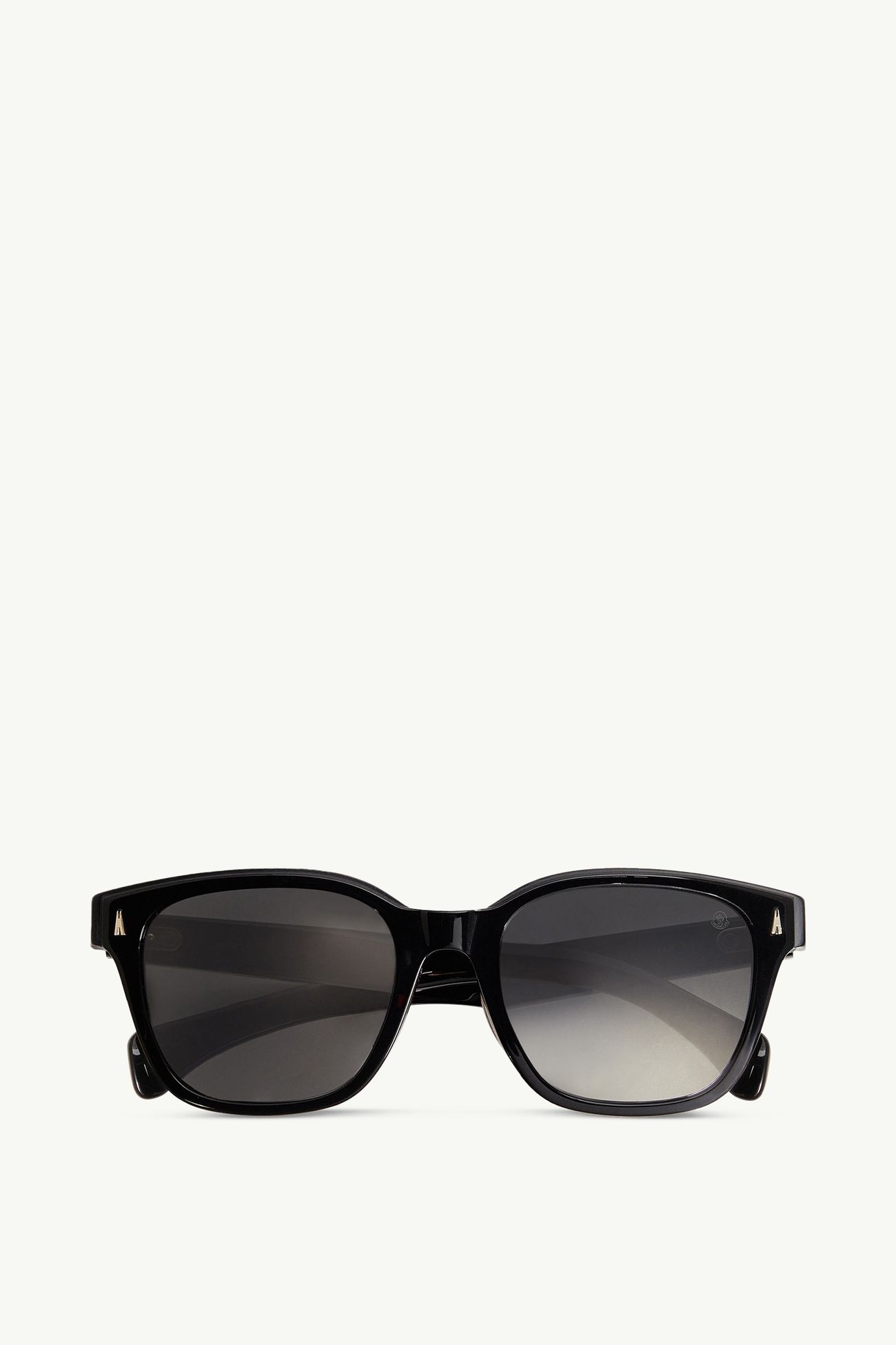 Lunettes de soleil carrées Metrope Mixte Noir Brillant Moncler 0