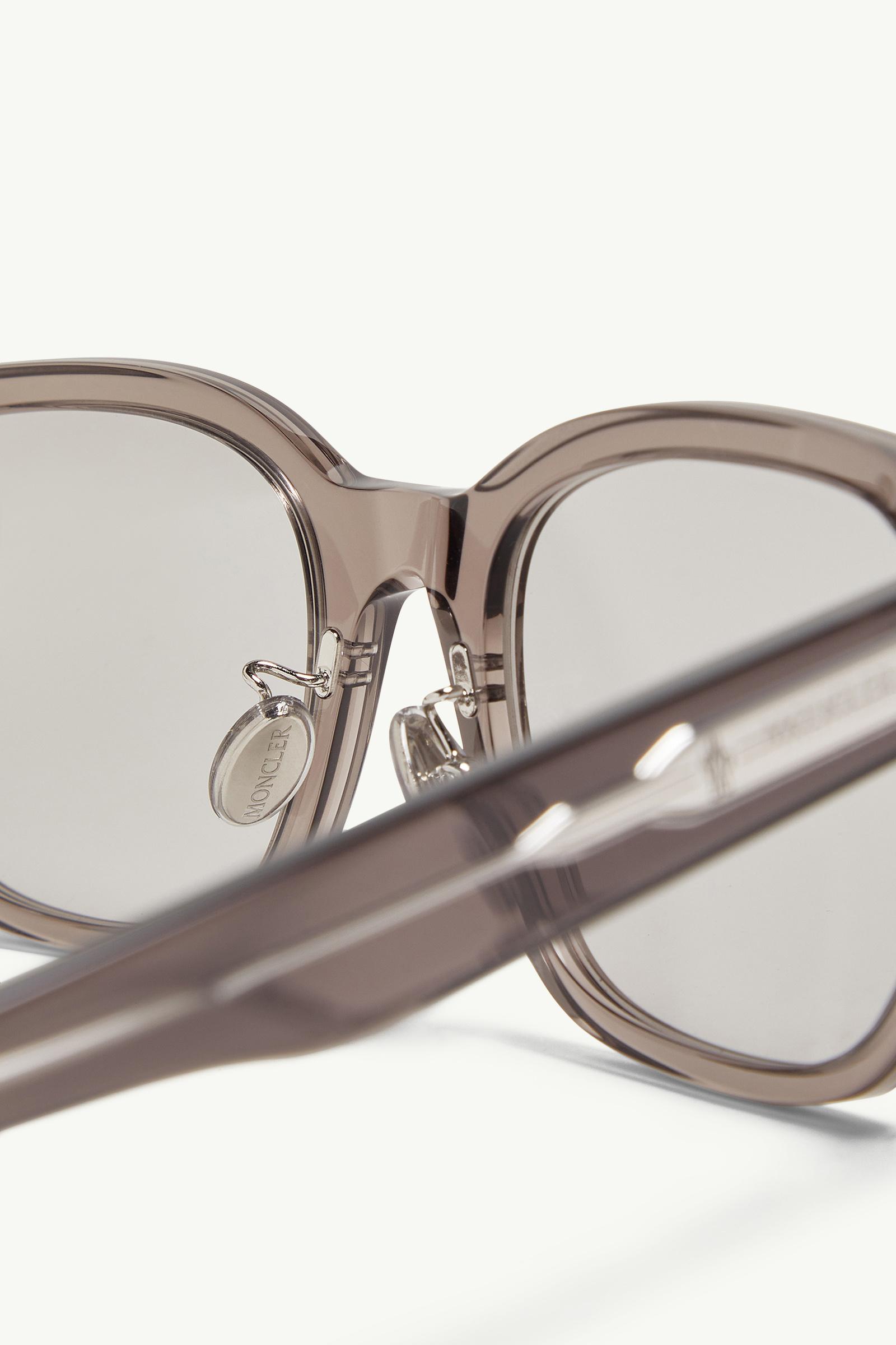 MONCLER Metropeサングラス トラスペアレントダークグレー Metropeサングラス : サングラス