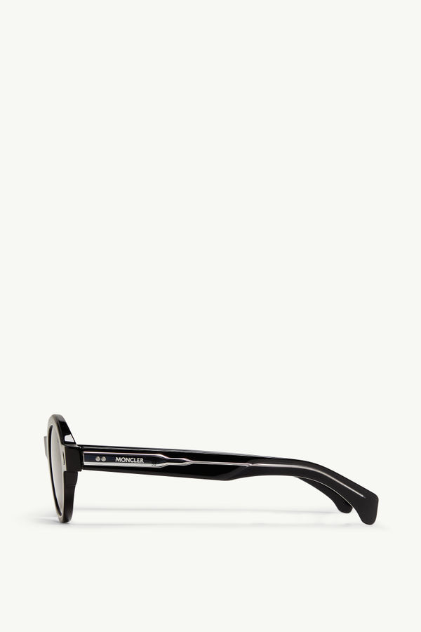 Rondosa Round Sunglasses Gender Neutral Shiny Black Moncler 2