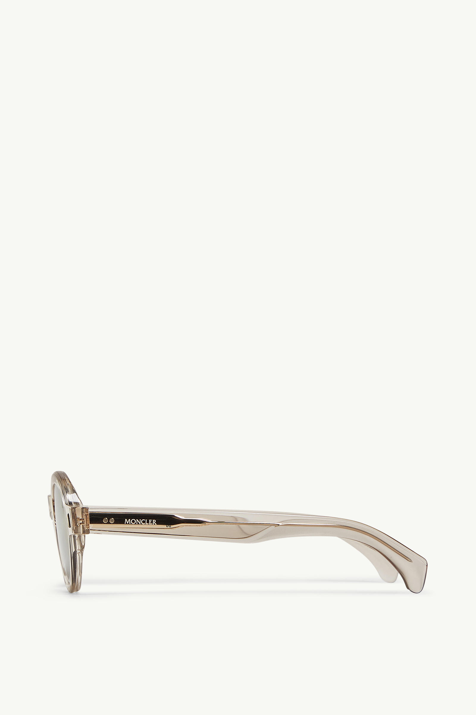Rondosa Round Sunglasses Gender Neutral Shiny Transparent Off-white Moncler 2