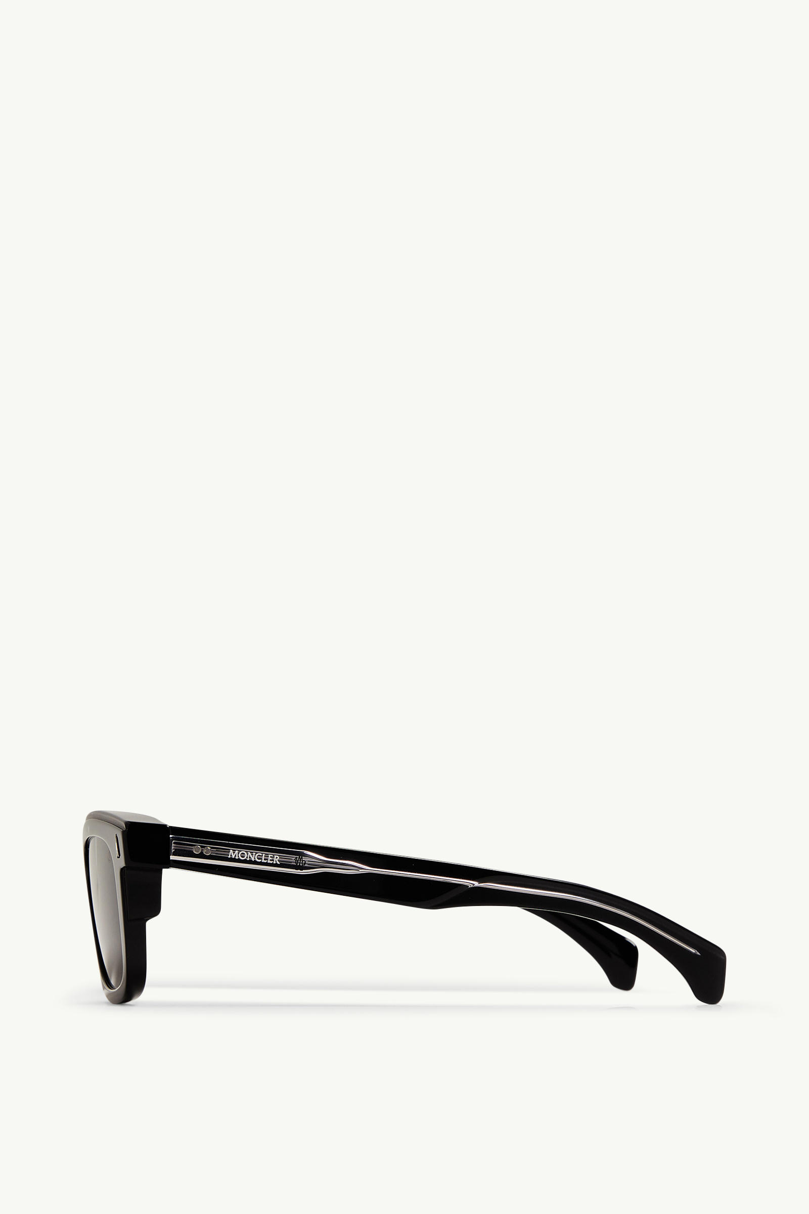 Claro Squared Sunglasses Gender Neutral Shiny Black Moncler 2