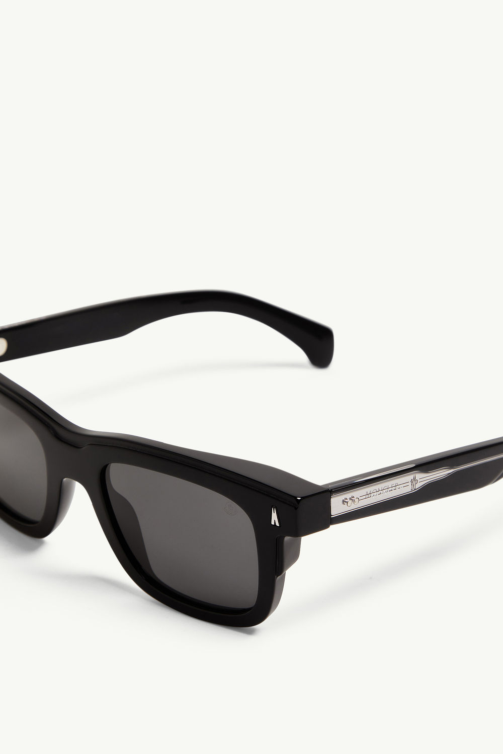 Claro Squared Sunglasses Gender Neutral Shiny Black Moncler 3
