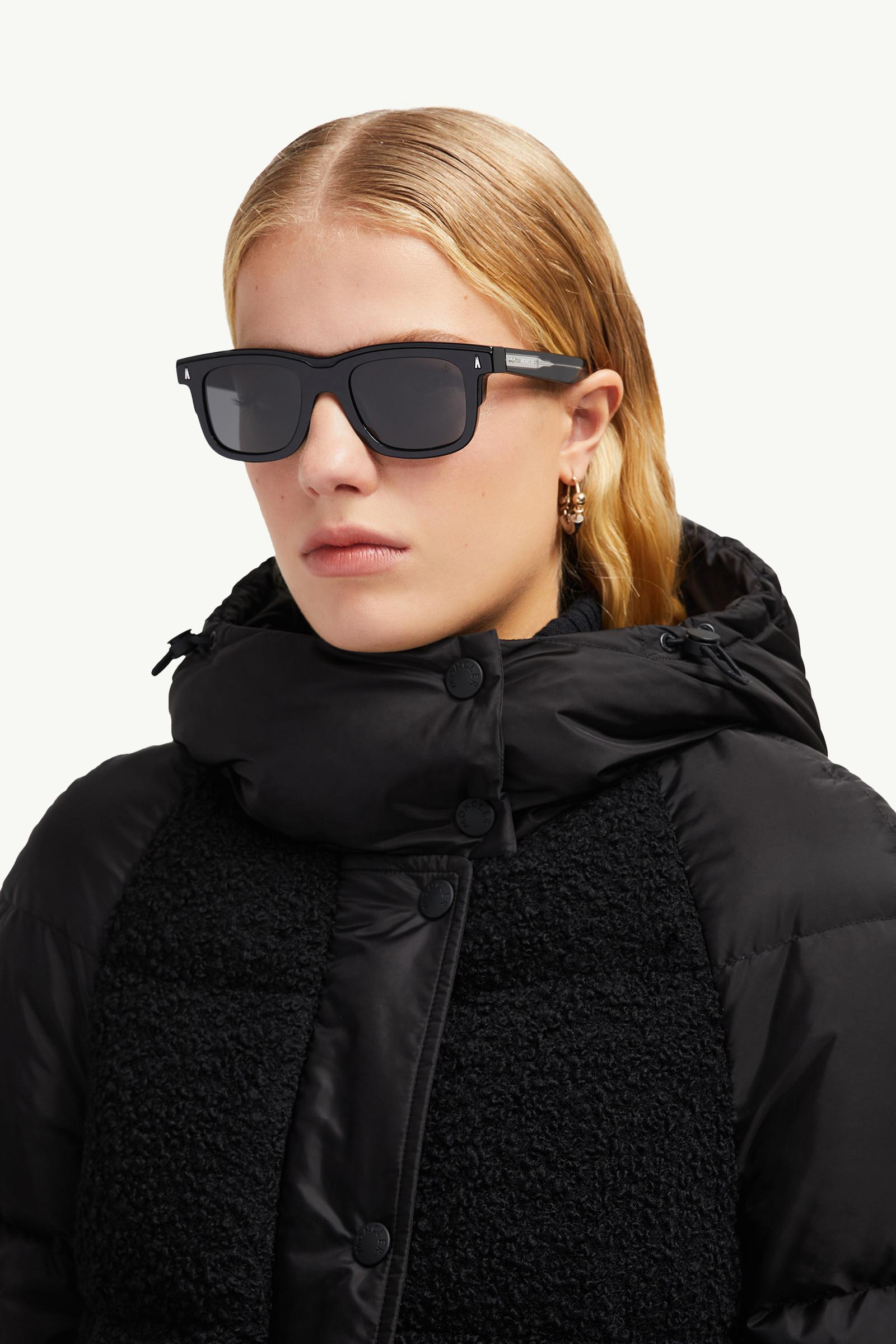 MONCLER クラロ スクエア サンクラス ME6004 300187 Moncler Claro ME6004 3001/87 Sunglasses - US
