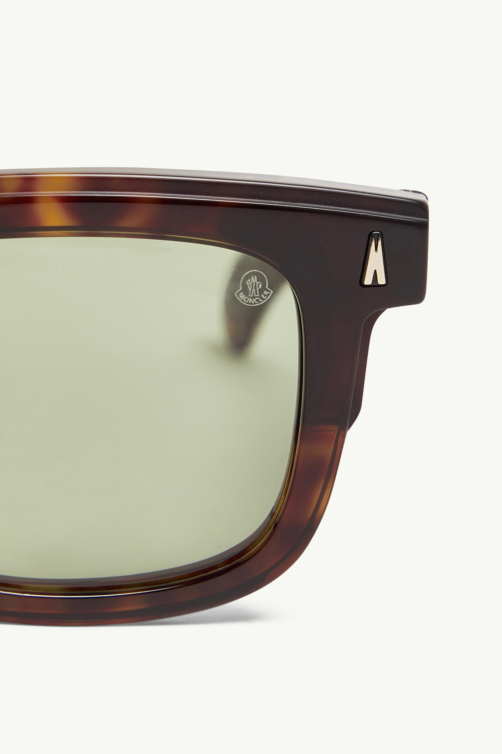 Shiny Brown Tortoise Claro Squared Sunglasses - Sunglasses
