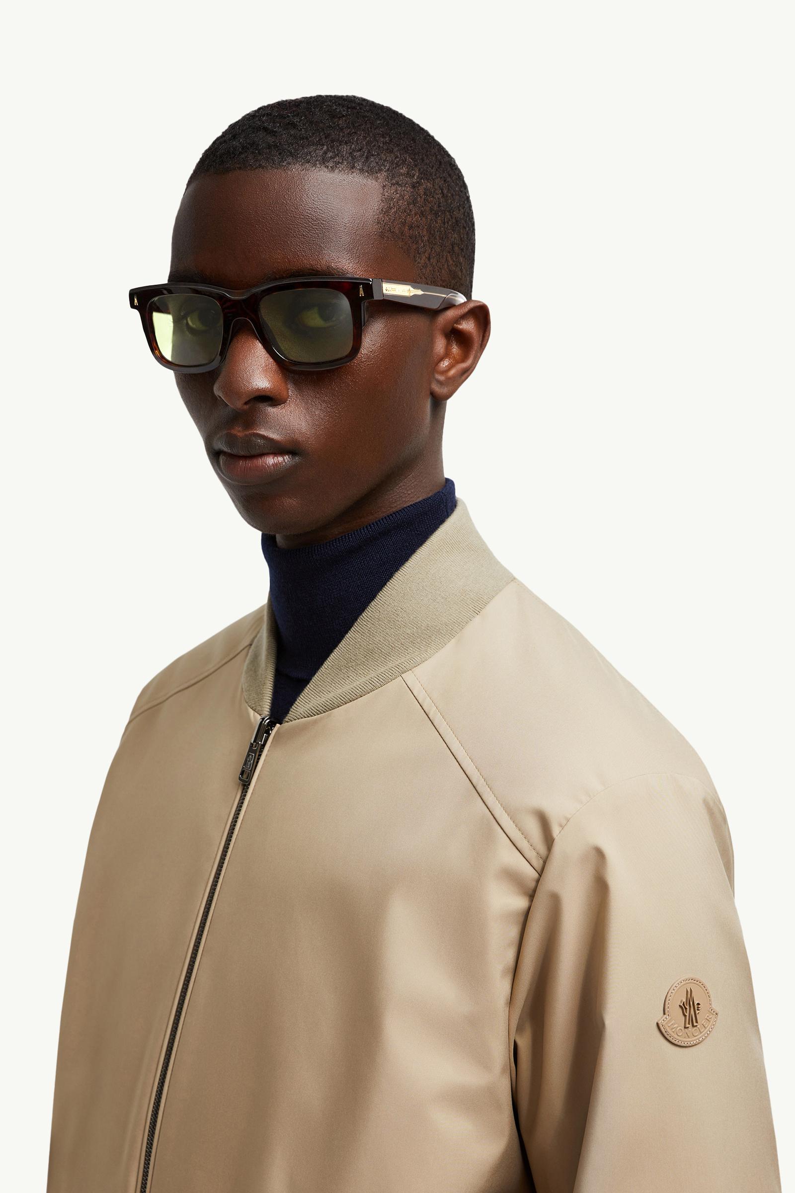 Shiny Brown Tortoise Claro Squared Sunglasses - Sunglasses