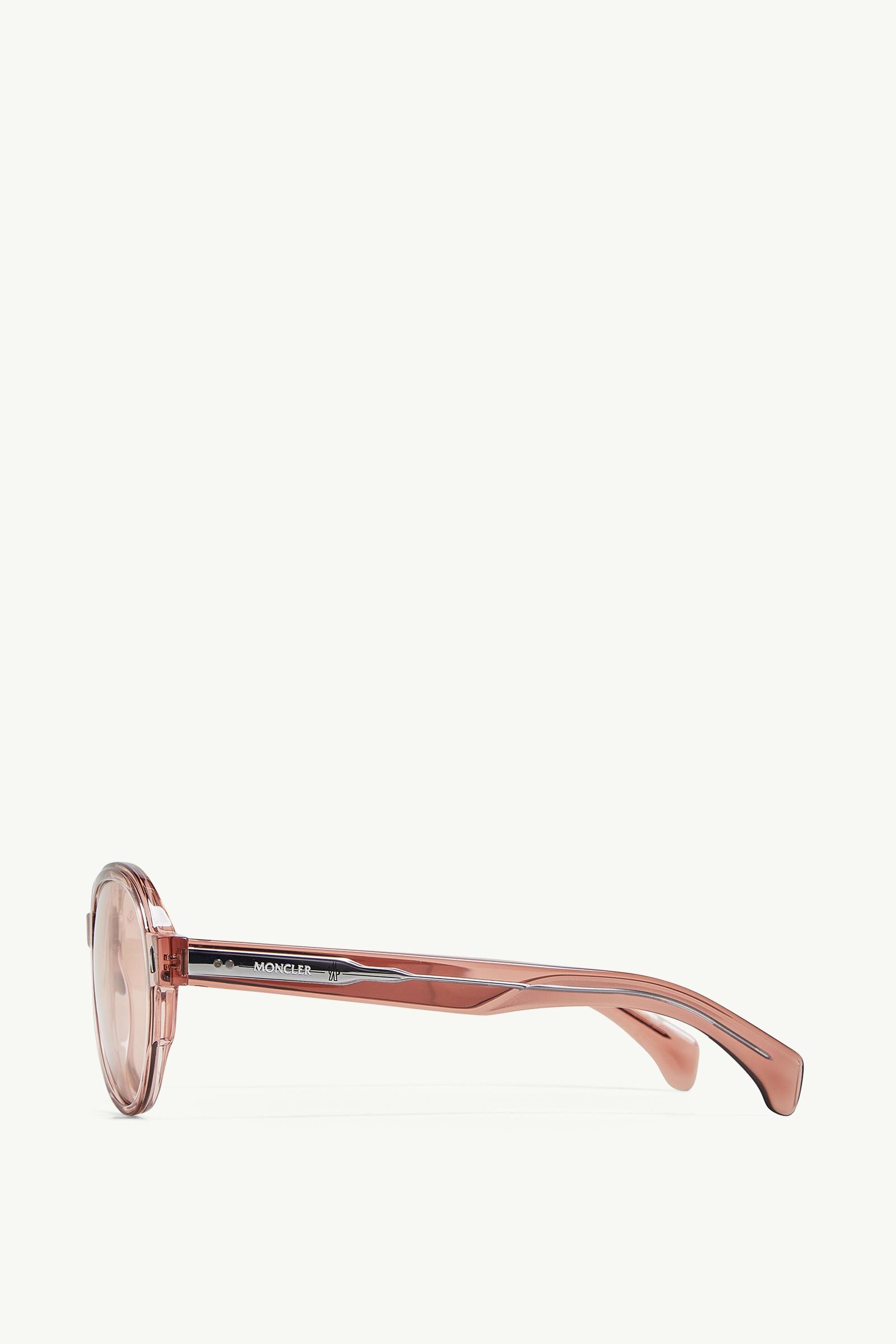 Shiny Pink Transparent Swanspan Pilot Sunglasses - Sunglasses for