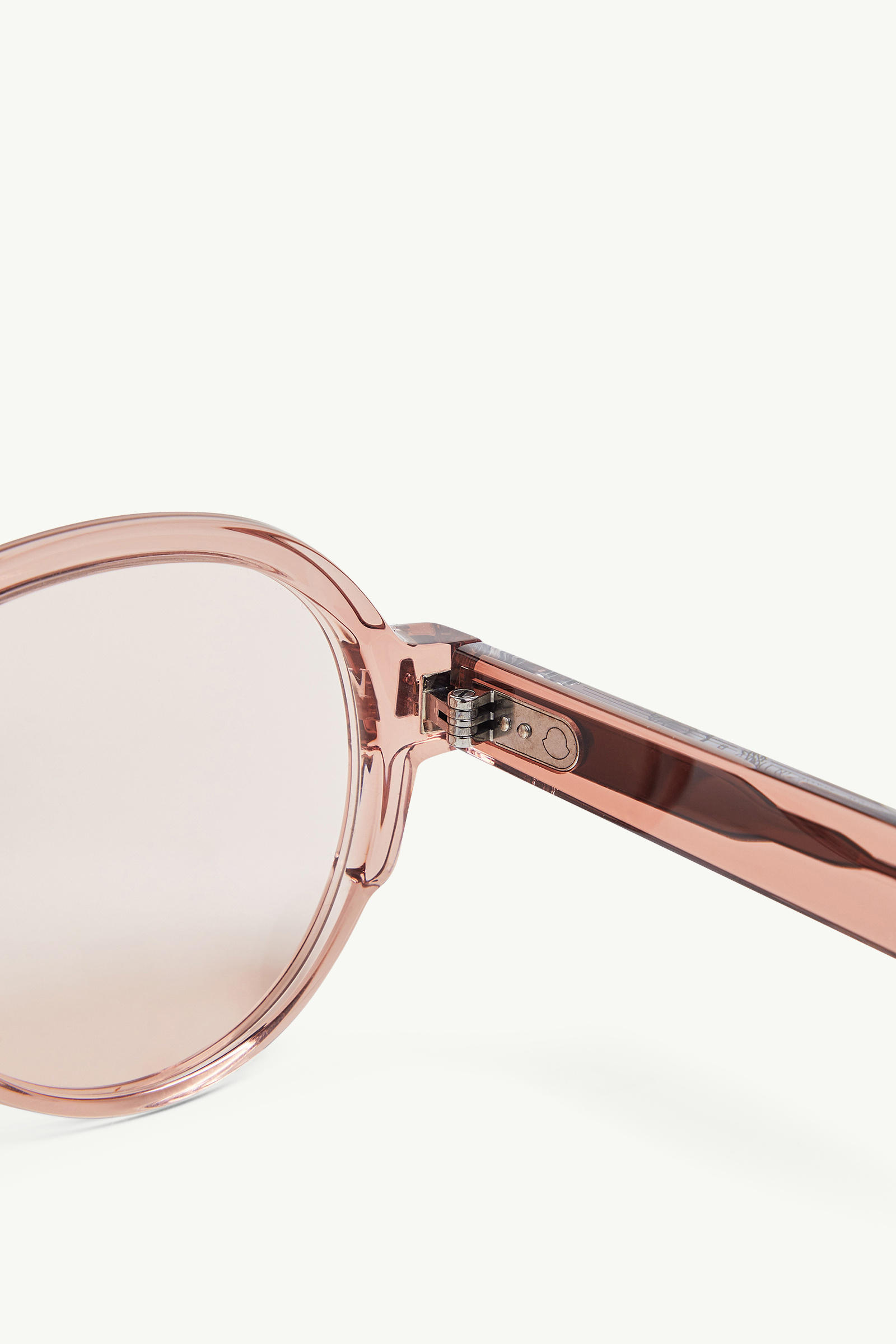 Swanspan Pilot Sunglasses Gender Neutral Shiny Pink Transparent Moncler 5
