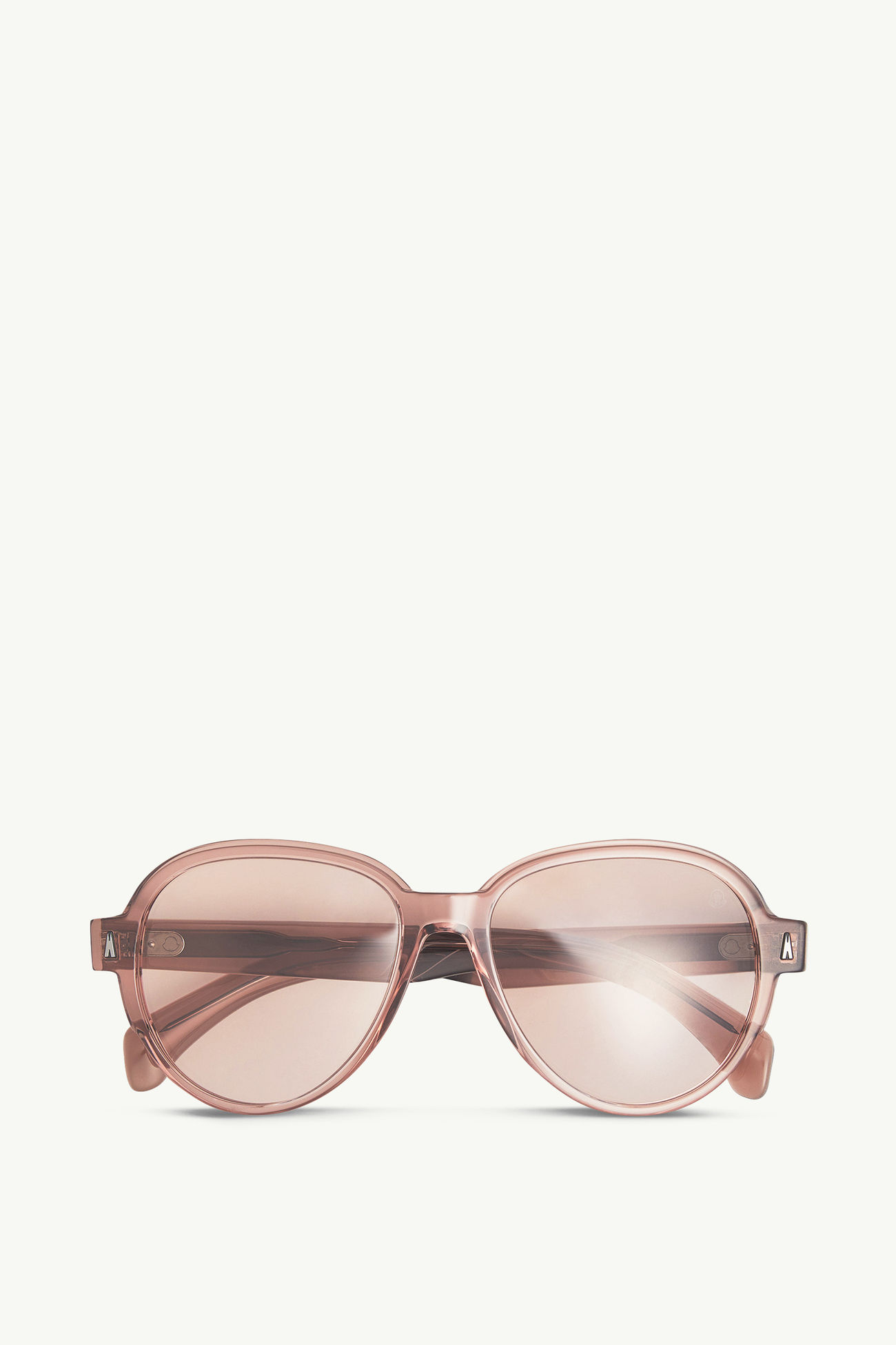 Swanspan Pilotensonnenbrille Genderneutral Glänzend Rosa Transparent Moncler 0