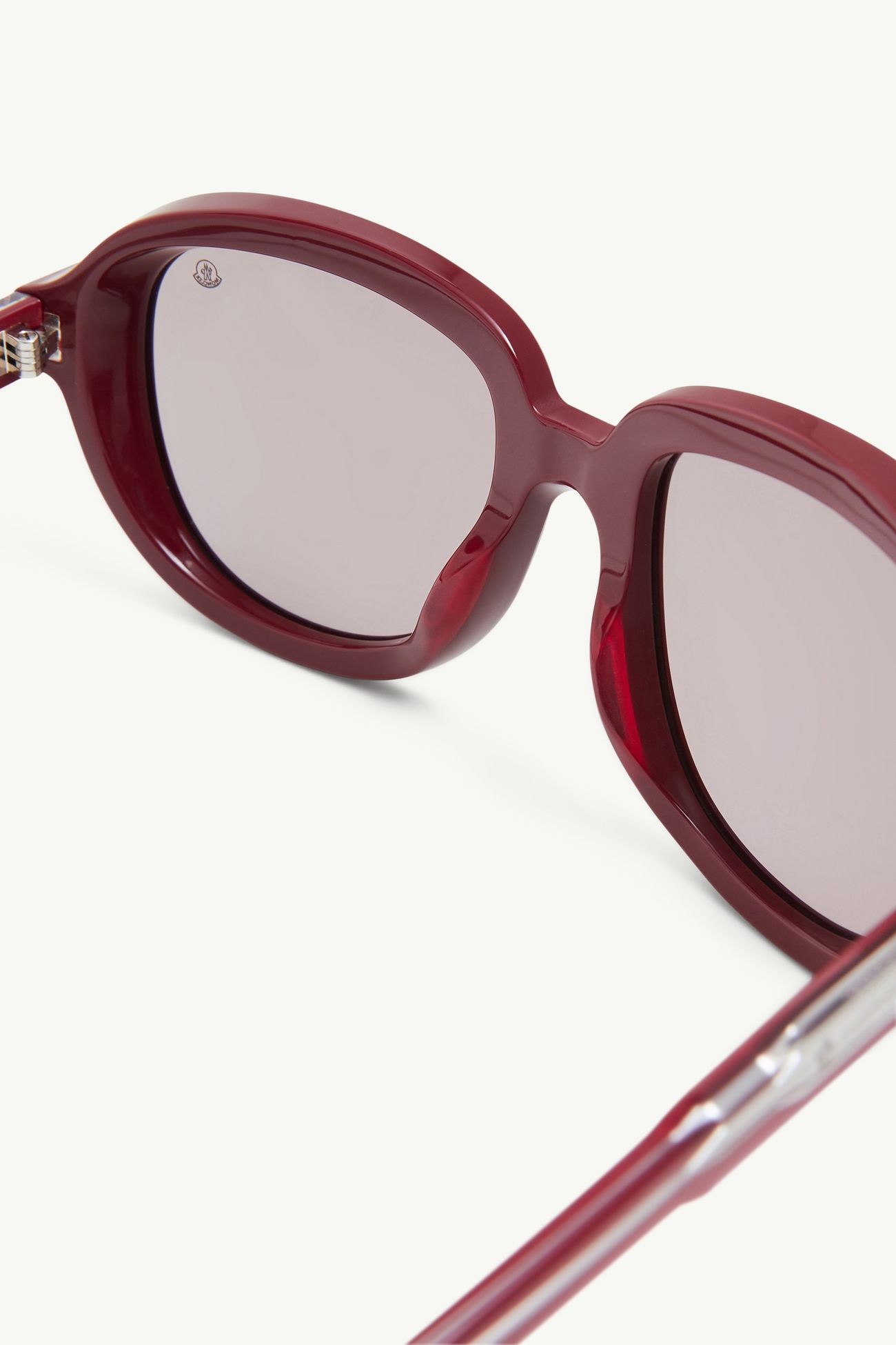 Gafas de sol de aviador Cirsee BURDEOS BRILLANTE Moncler 4