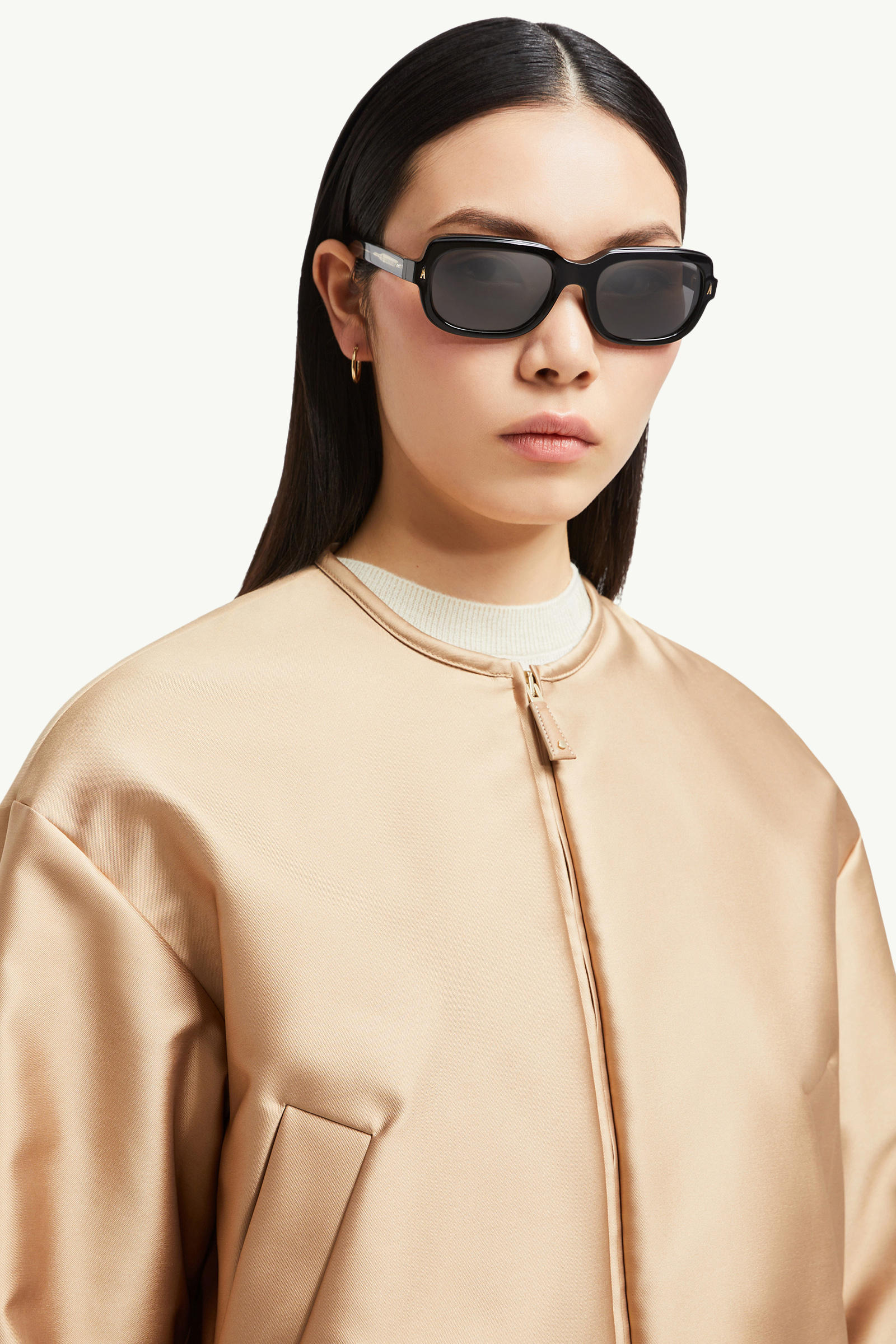 Suntrapサングラス シャイニーブラック Moncler 1