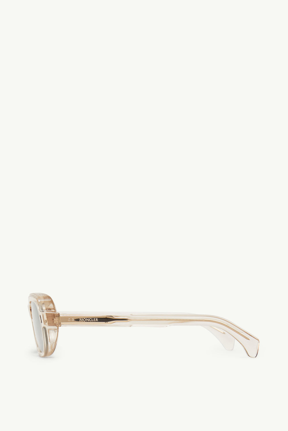 Suntrap Rectangular Sunglasses TRANSPARENT SHINY OFF-WHITE Moncler 2