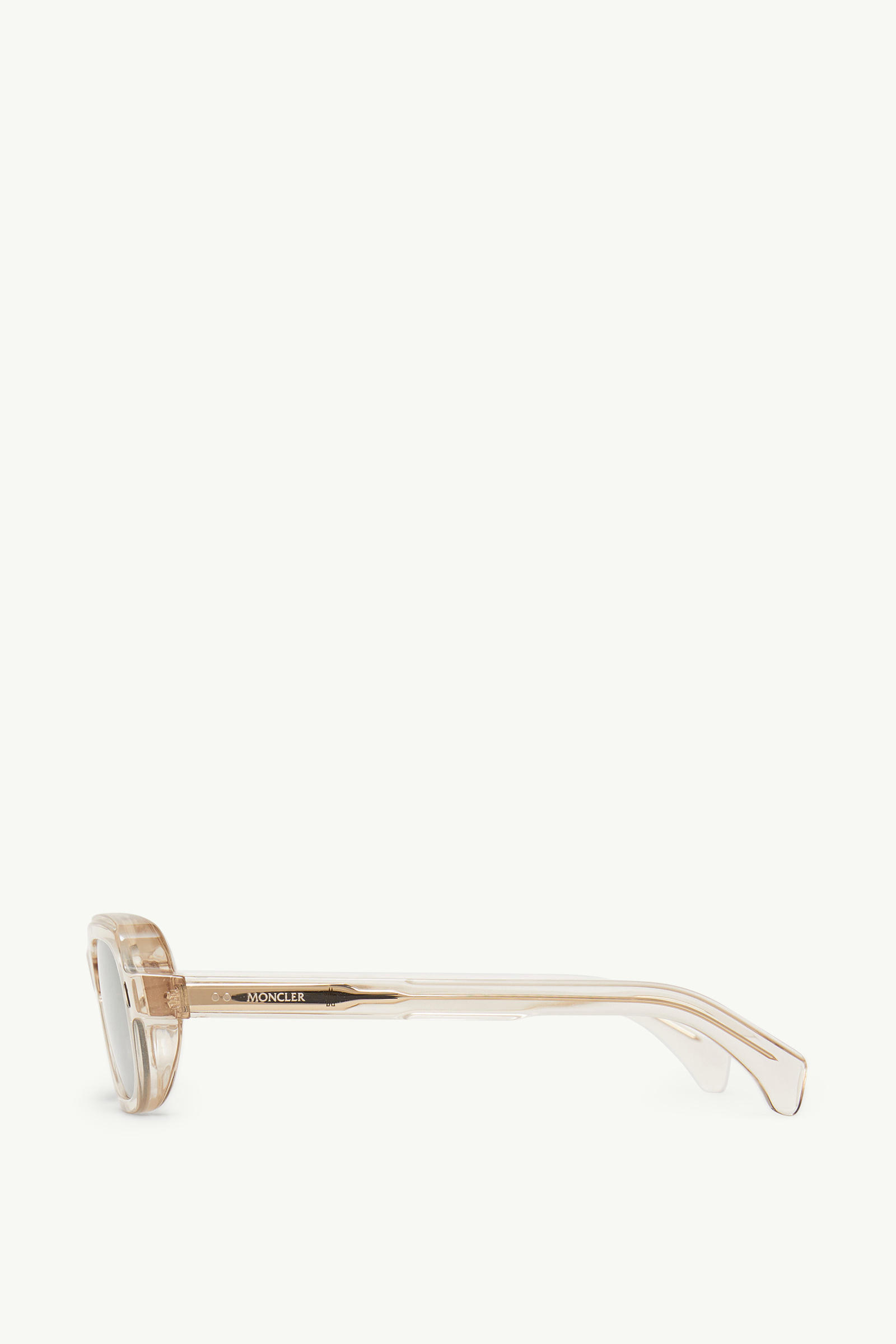 Suntrap Rectangular Sunglasses TRANSPARENT SHINY OFF-WHITE Moncler 2