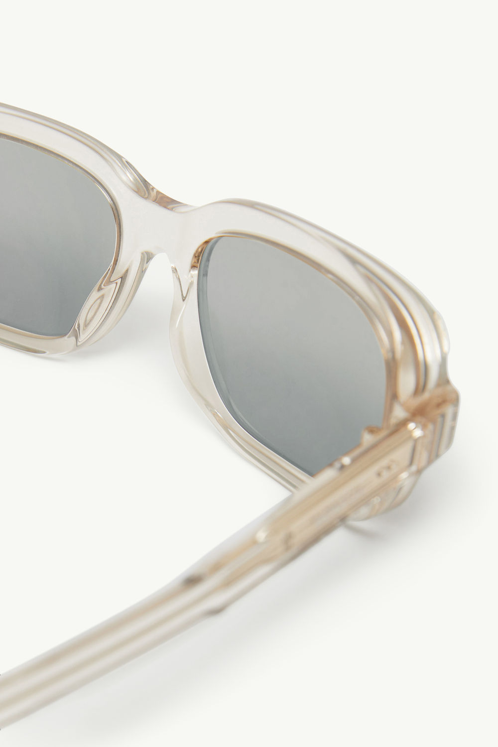 Suntrap Rectangular Sunglasses TRANSPARENT SHINY OFF-WHITE Moncler 4