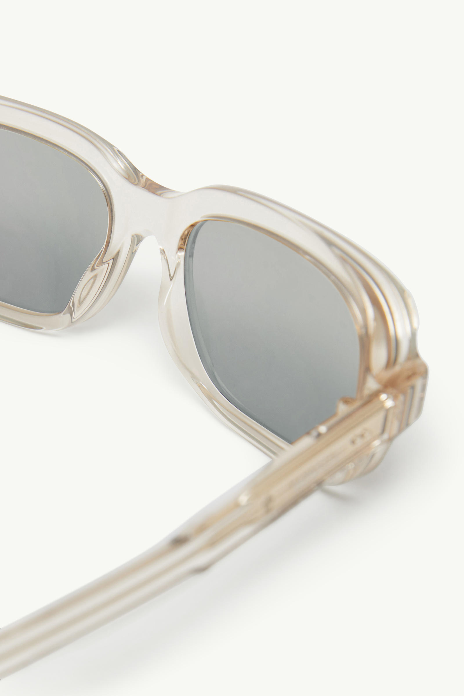 Suntrap Rectangular Sunglasses TRANSPARENT SHINY OFF-WHITE Moncler 4