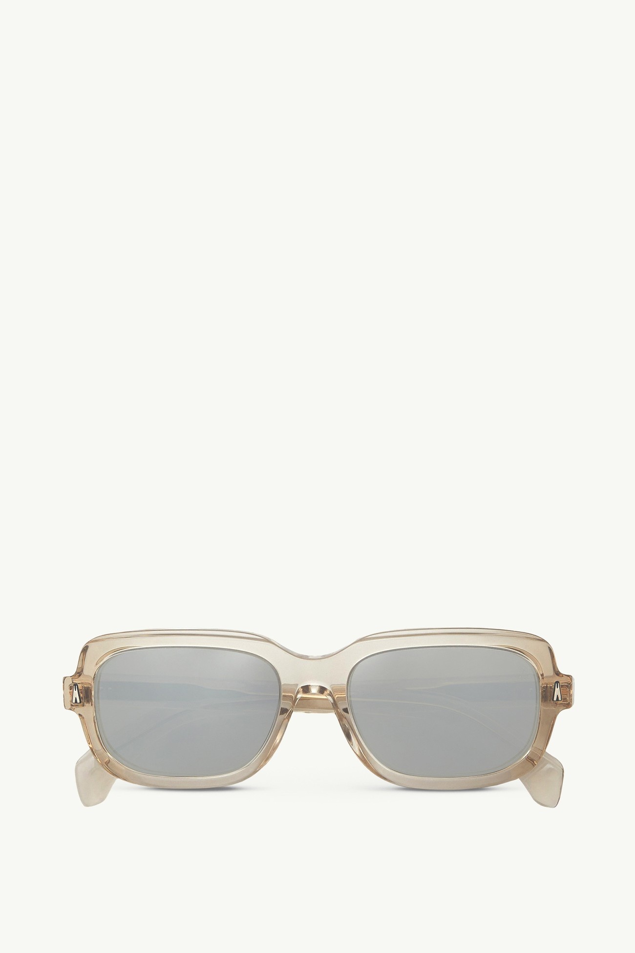 Gafas de sol rectangulares Suntrap BLANCO ROTO BRILLANTE TRANSPARENTE Moncler 0