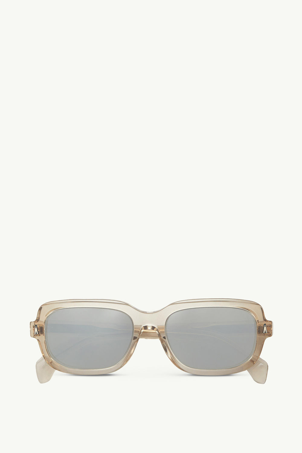 Suntrap Rectangular Sunglasses TRANSPARENT SHINY OFF-WHITE Moncler 0