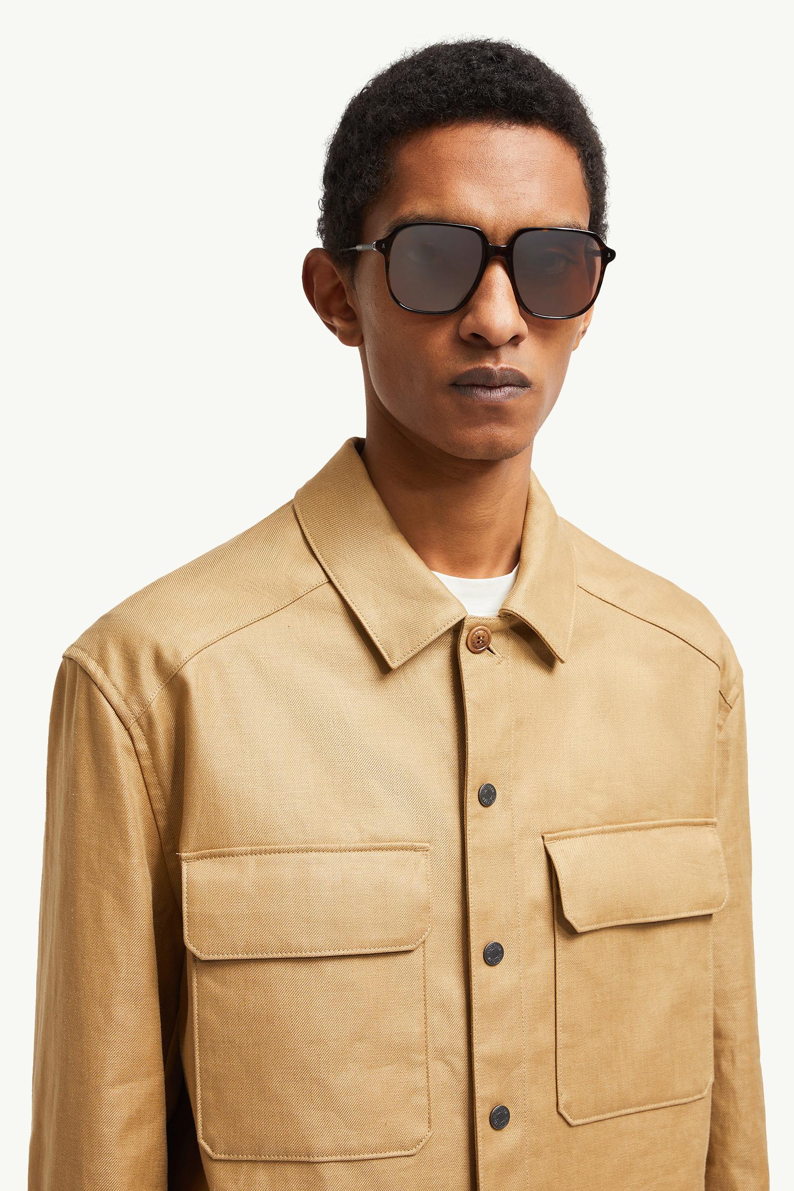 Cylin Pilot Sunglasses Havana Moncler 1