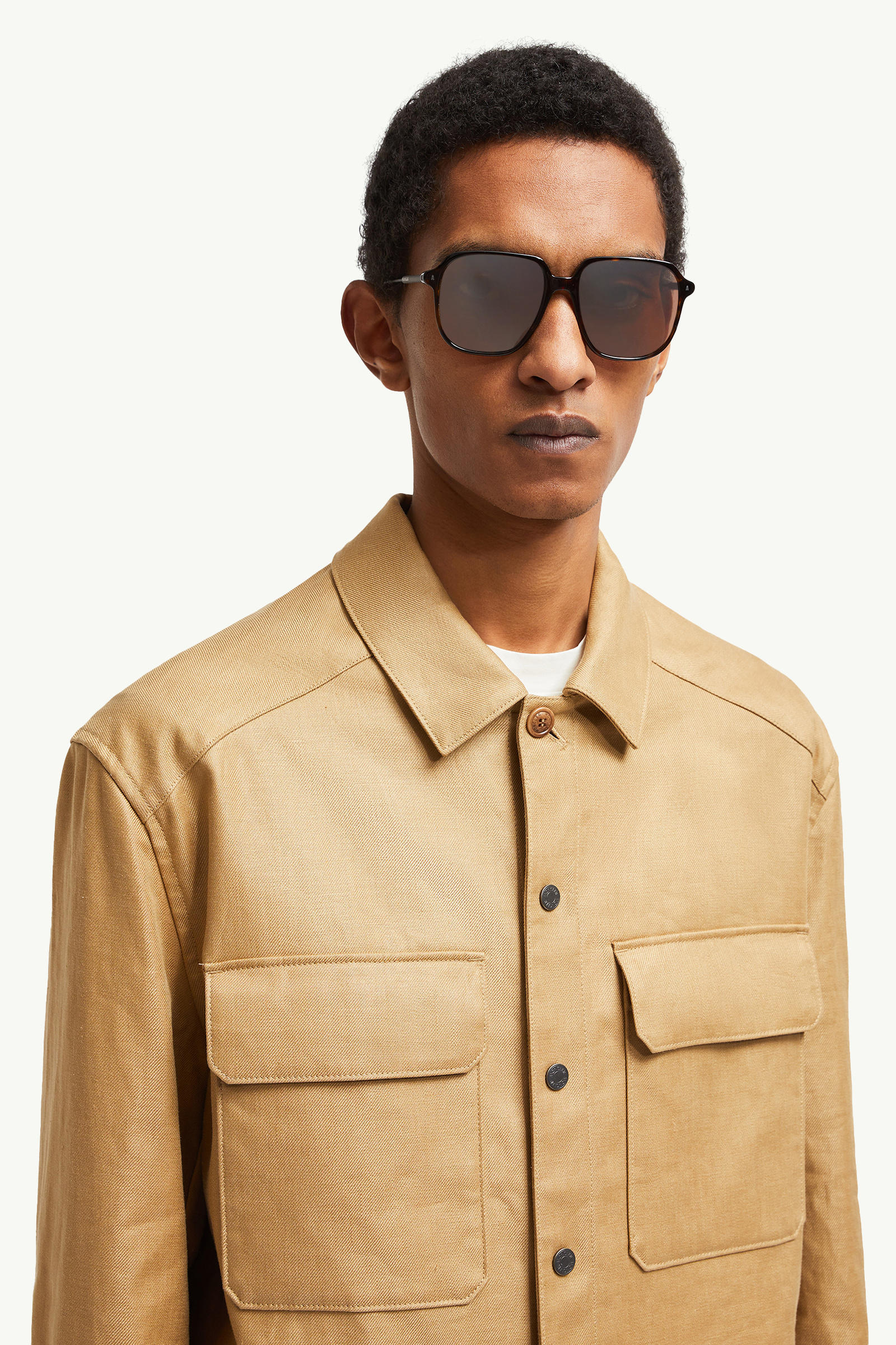 Cylin Pilot Sunglasses Havana Moncler 1