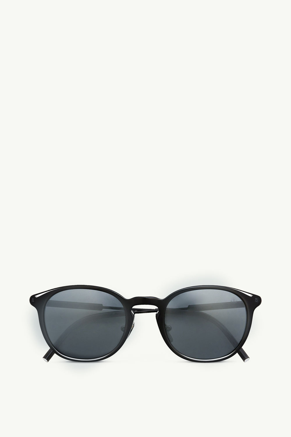 Barbb Round Sunglasses Shiny Black Moncler 0