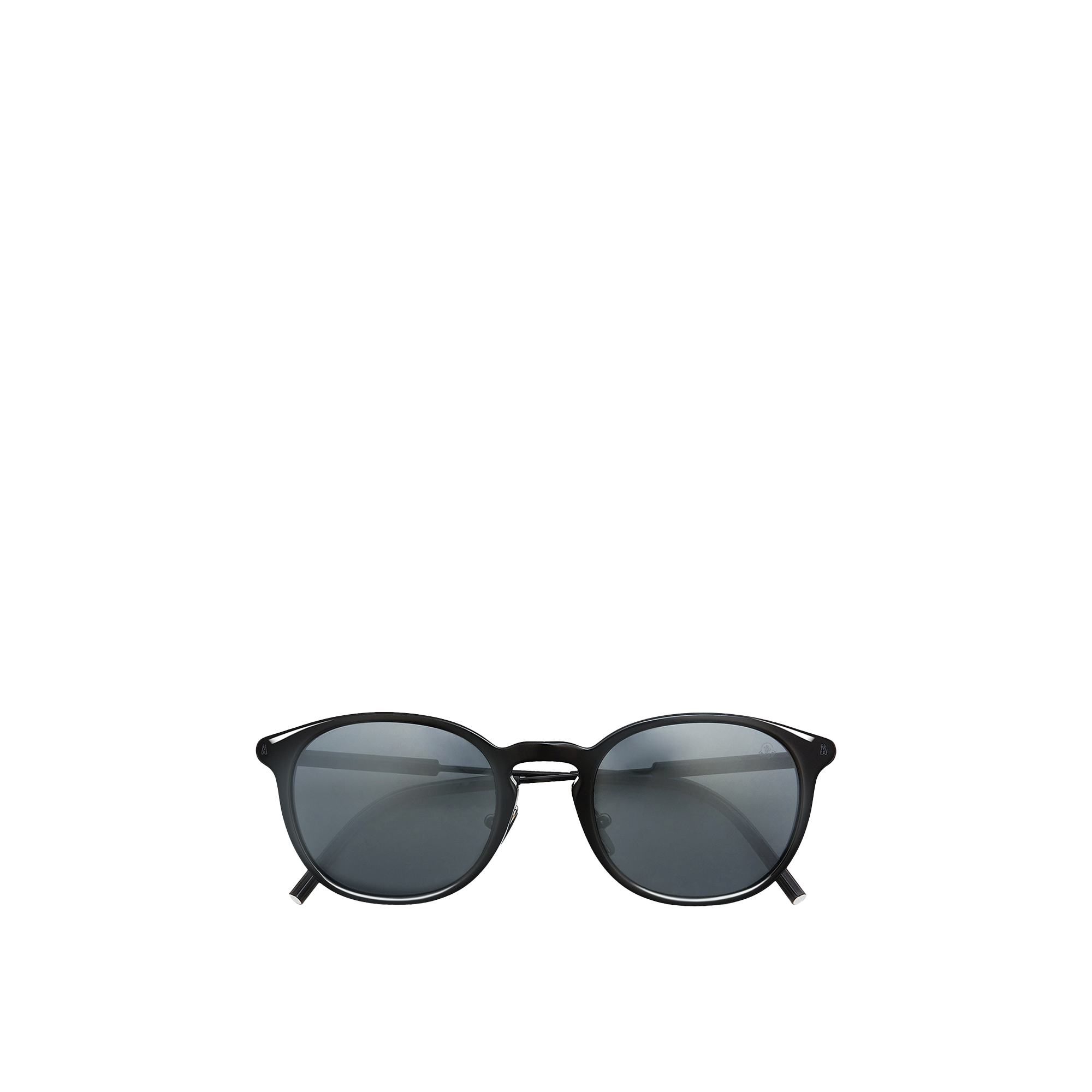 MONCLER LUNETTES Barbb Round Sunglasses 49 Black