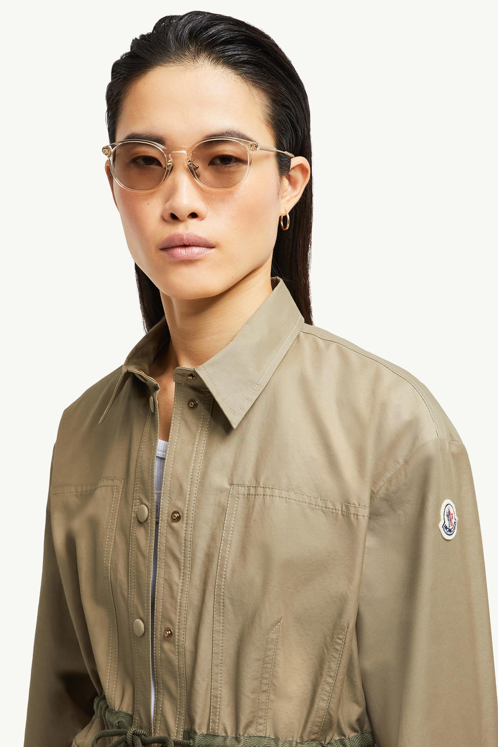 Barbb Round Sunglasses TRANSPARENT SHINY OFF-WHITE Moncler 1