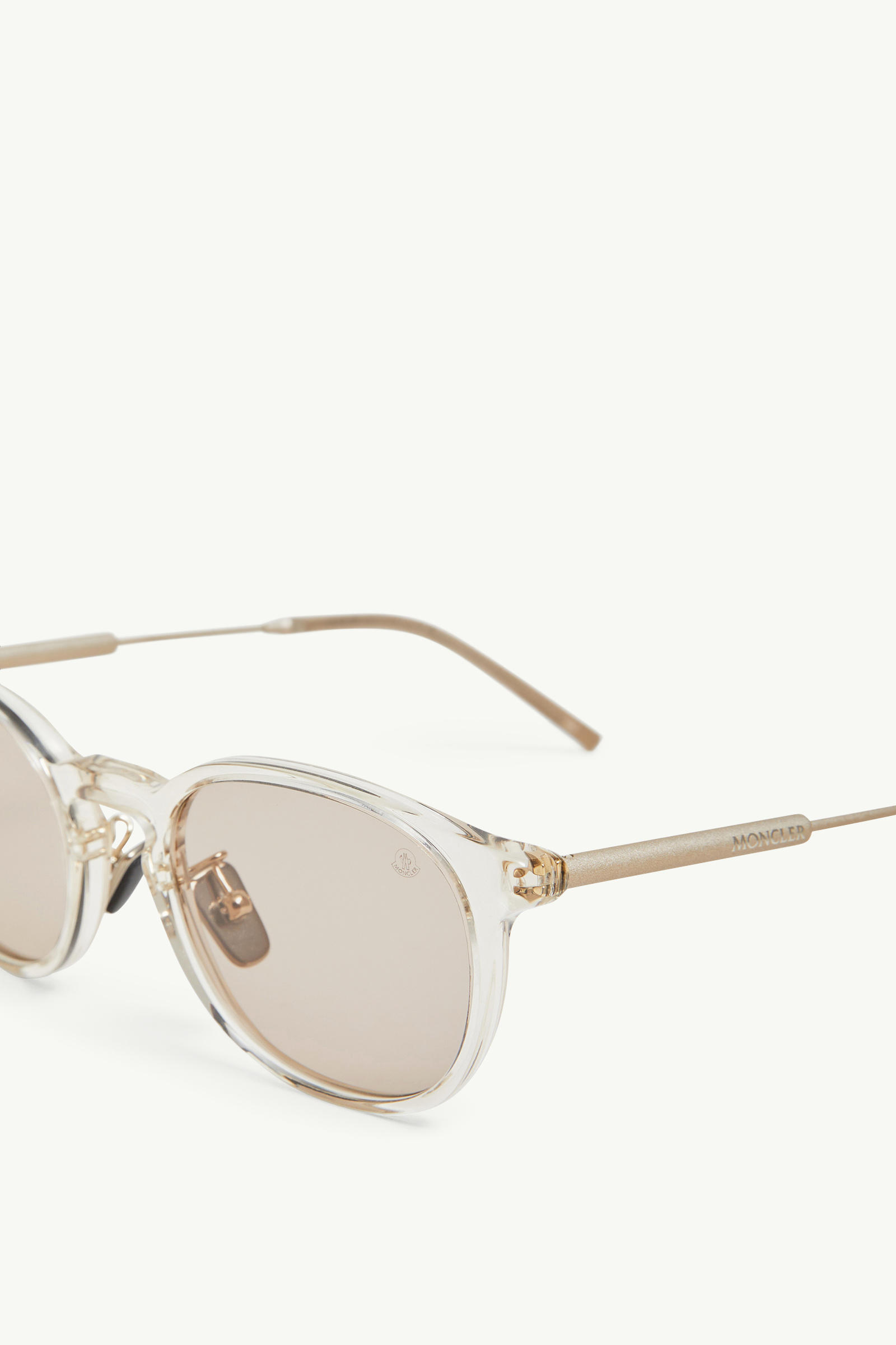 Barbb Round Sunglasses TRANSPARENT SHINY OFF-WHITE Moncler 3