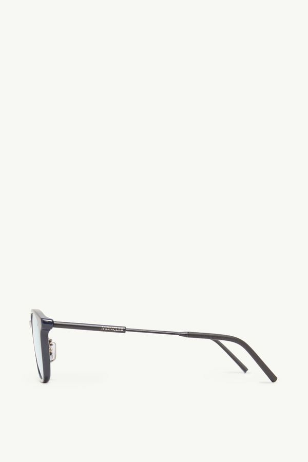 Barbb runde Sonnenbrille GLÄNZENDES DUNKELBLAU Moncler 2