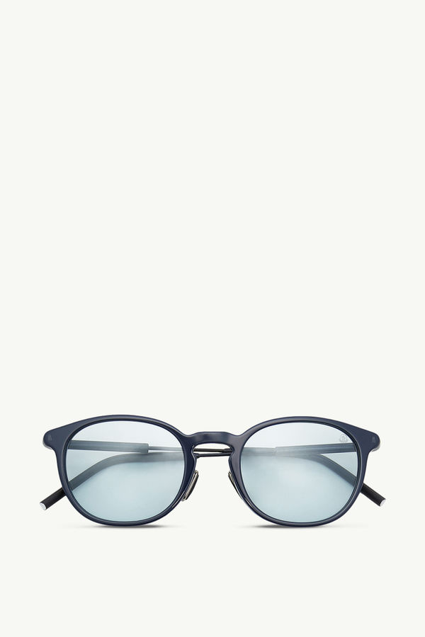 Barbb runde Sonnenbrille GLÄNZENDES DUNKELBLAU Moncler 0